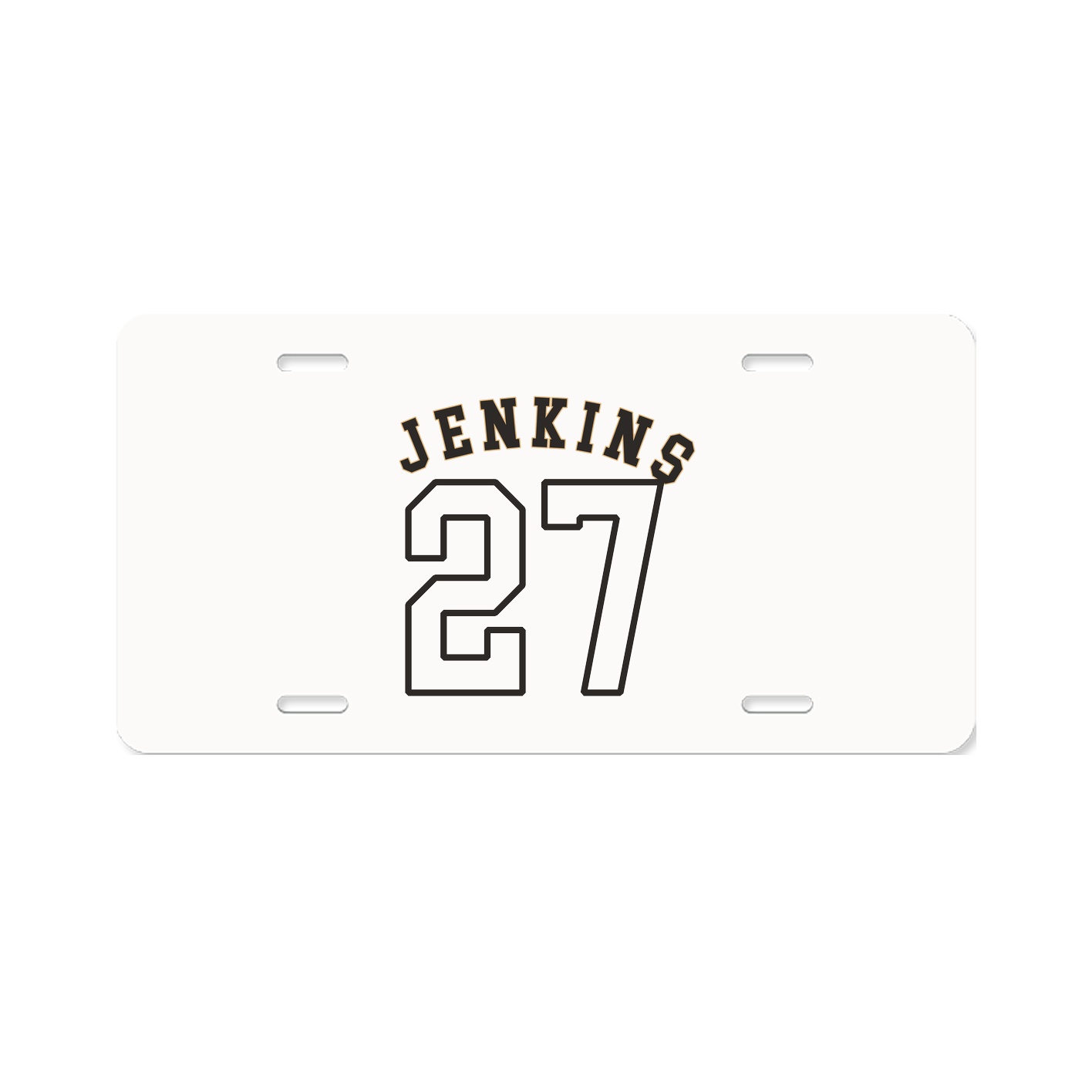 License Plate — Shirsey Arch in Classic