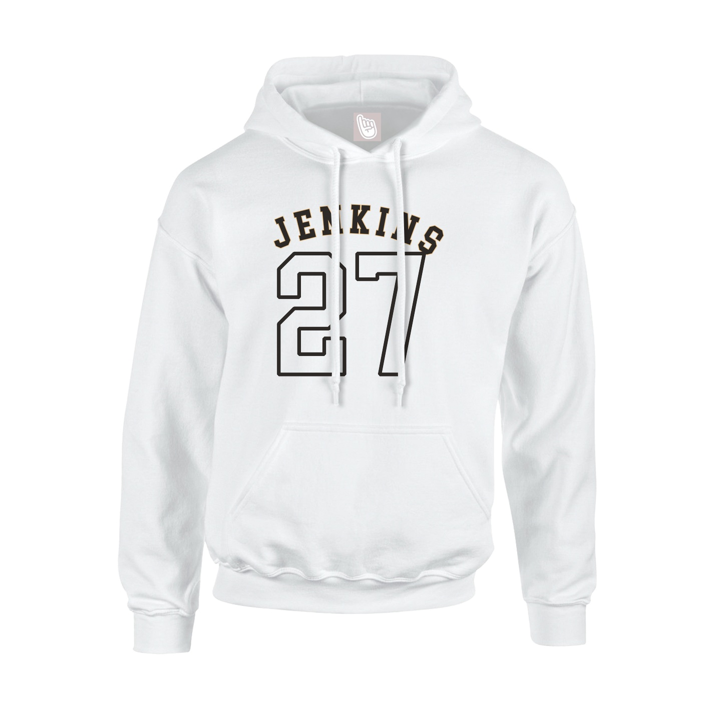 Hoodie — Shirsey Arch in White