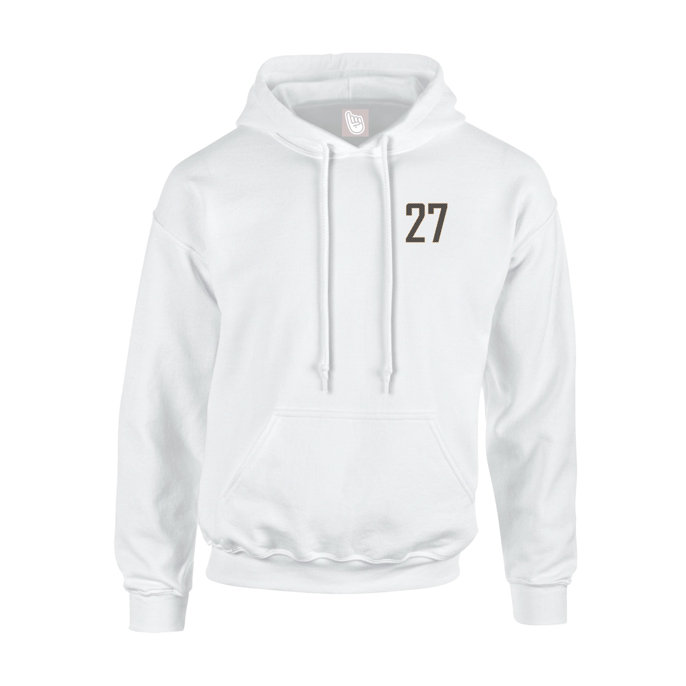 Youth Hoodie — Front Shirsy in White
