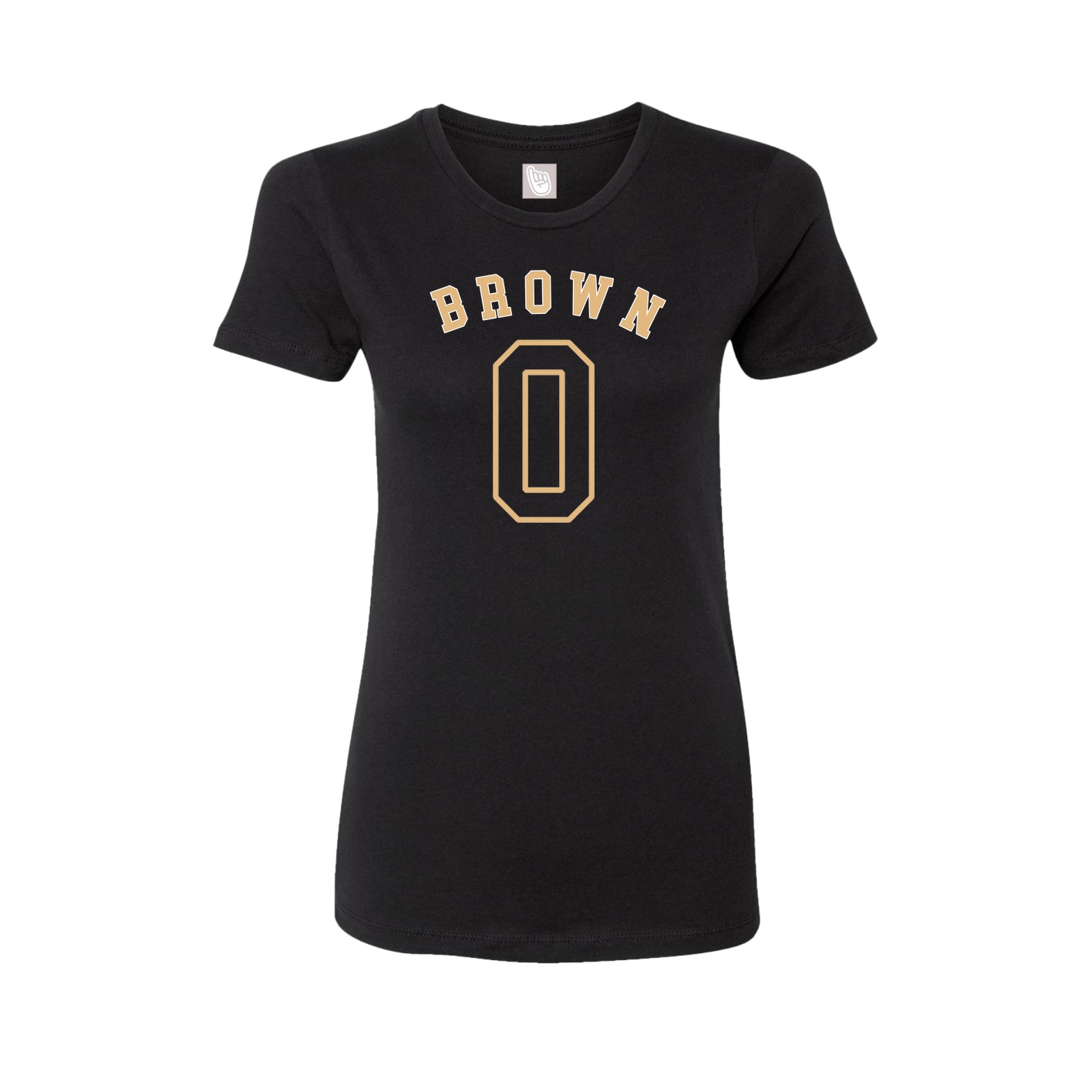 Fitted Women's Tee — Shirsey Arch in Black
