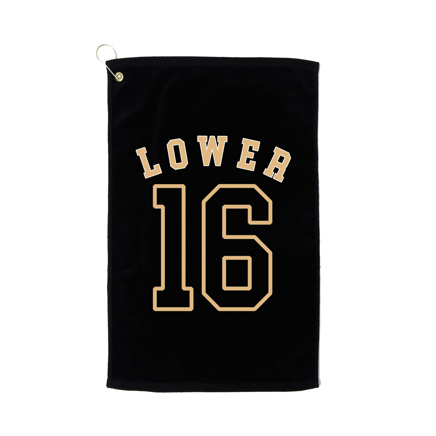 Golf Towel — Shirsey Arch in Black