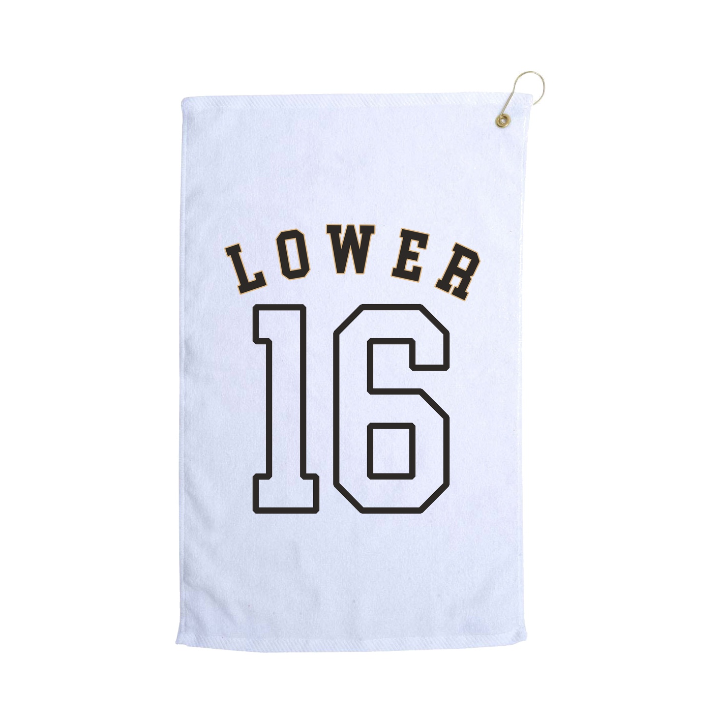 Golf Towel — Shirsey Arch in White