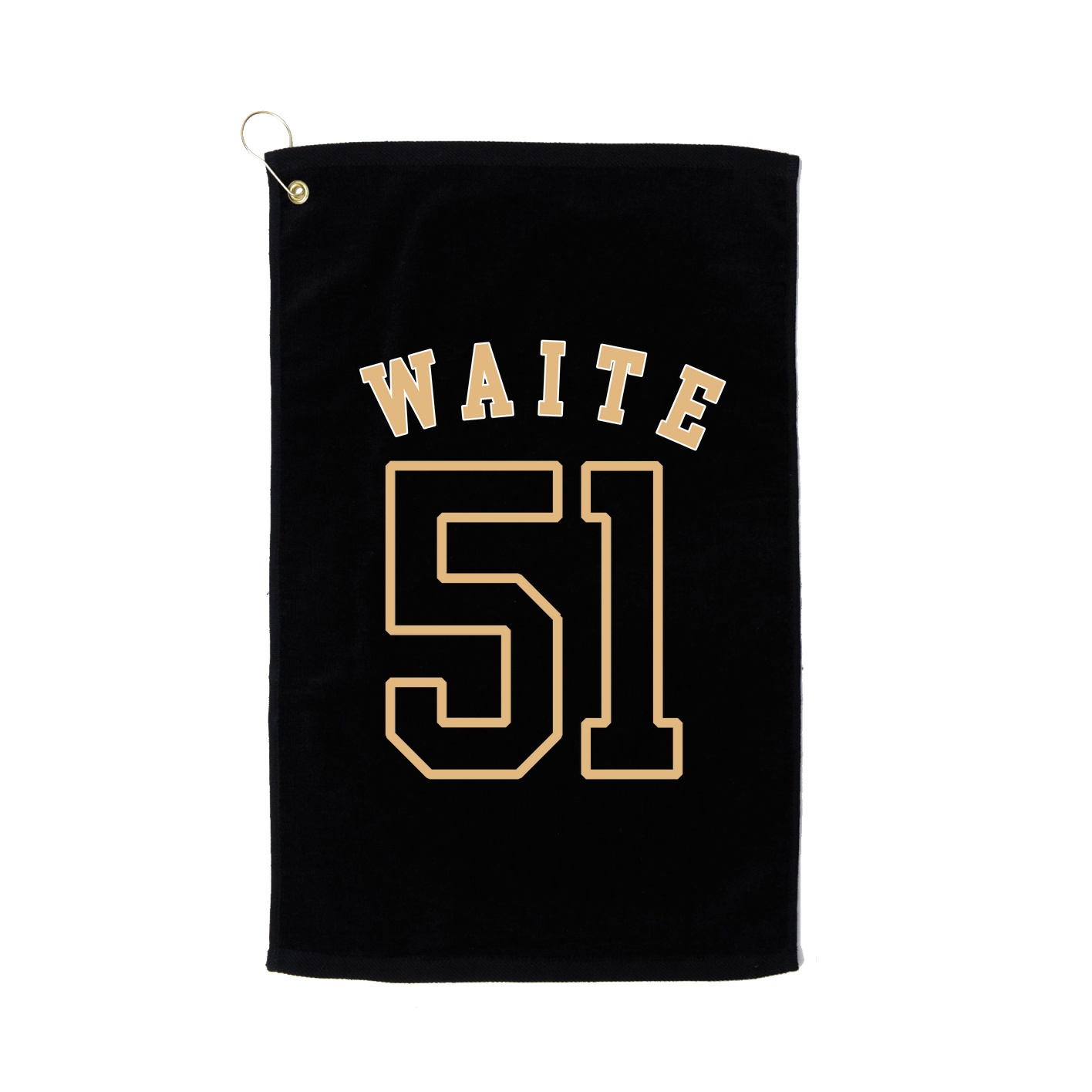 Golf Towel — Shirsey Arch in Black
