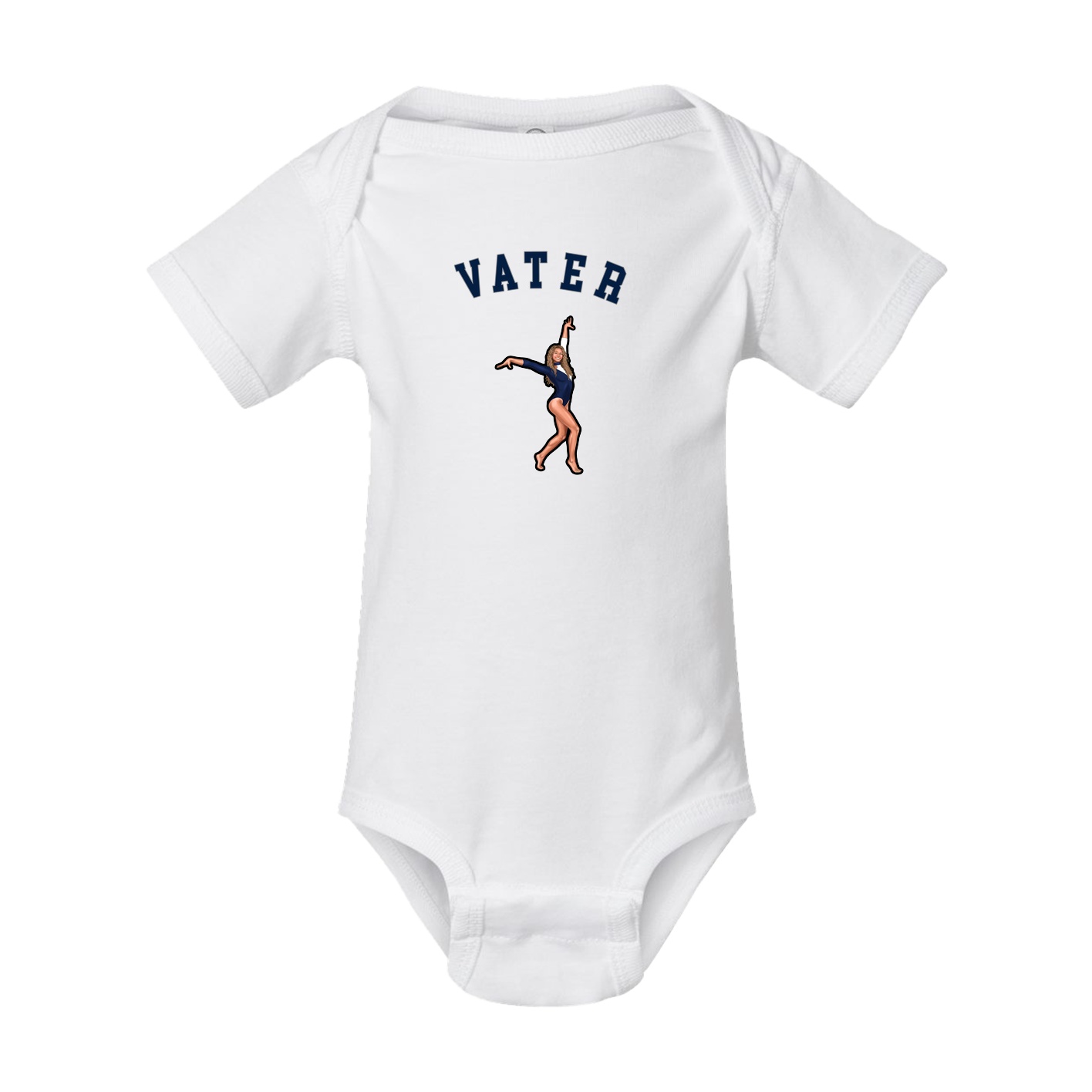 Baby Onesie — Shirsey Arch in White