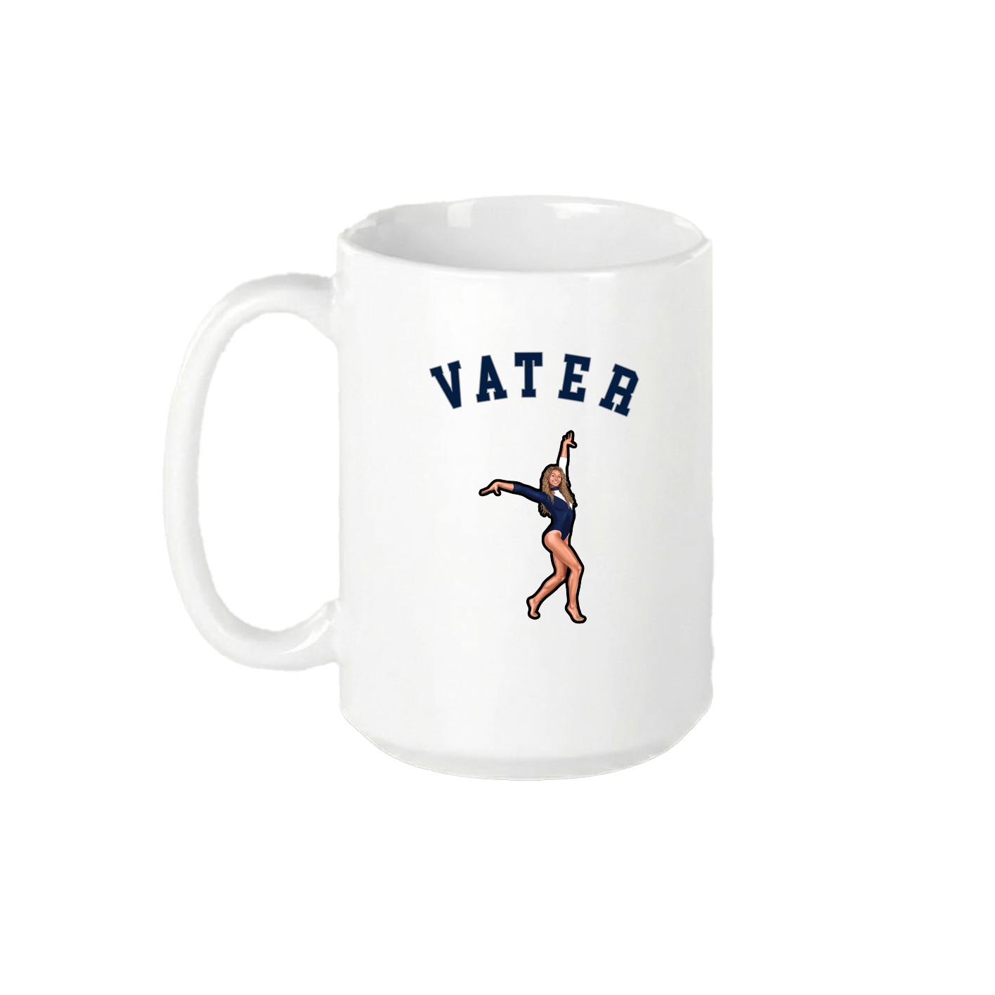 15oz Coffee Mug — Shirsey Arch in White