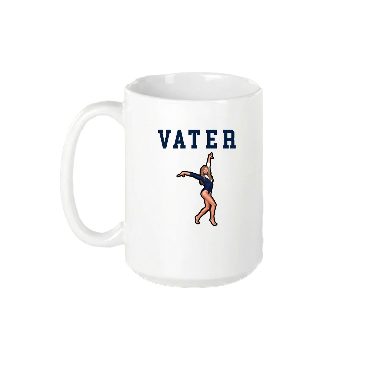 15oz Coffee Mug — Shirsey in White
