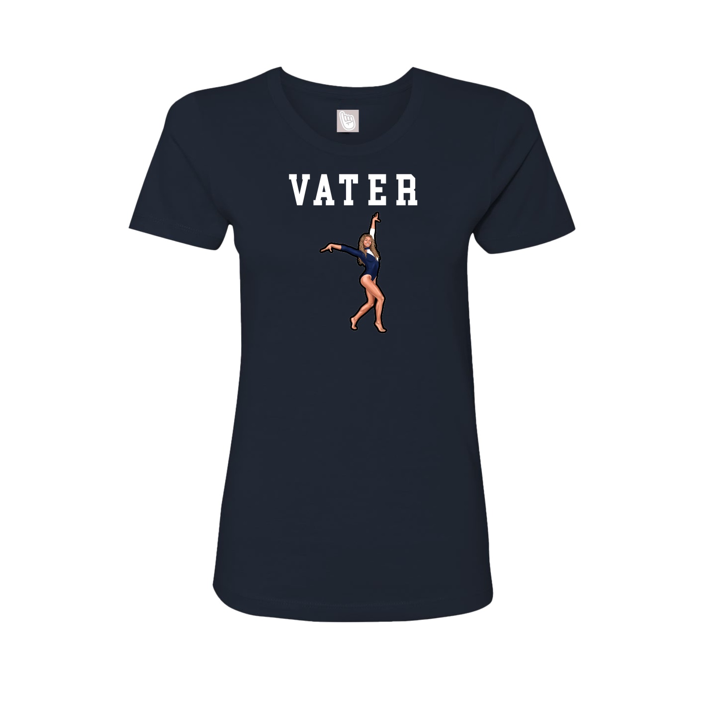 Fitted Women's Tee — Shirsey in Navy