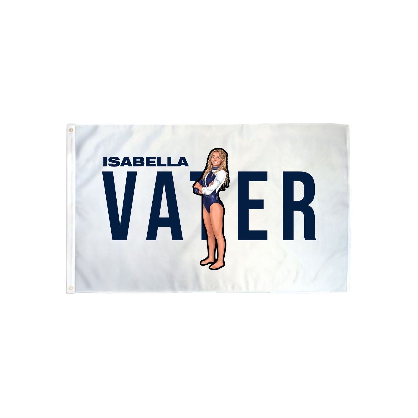 3x5 Flag — Player Name in Classic