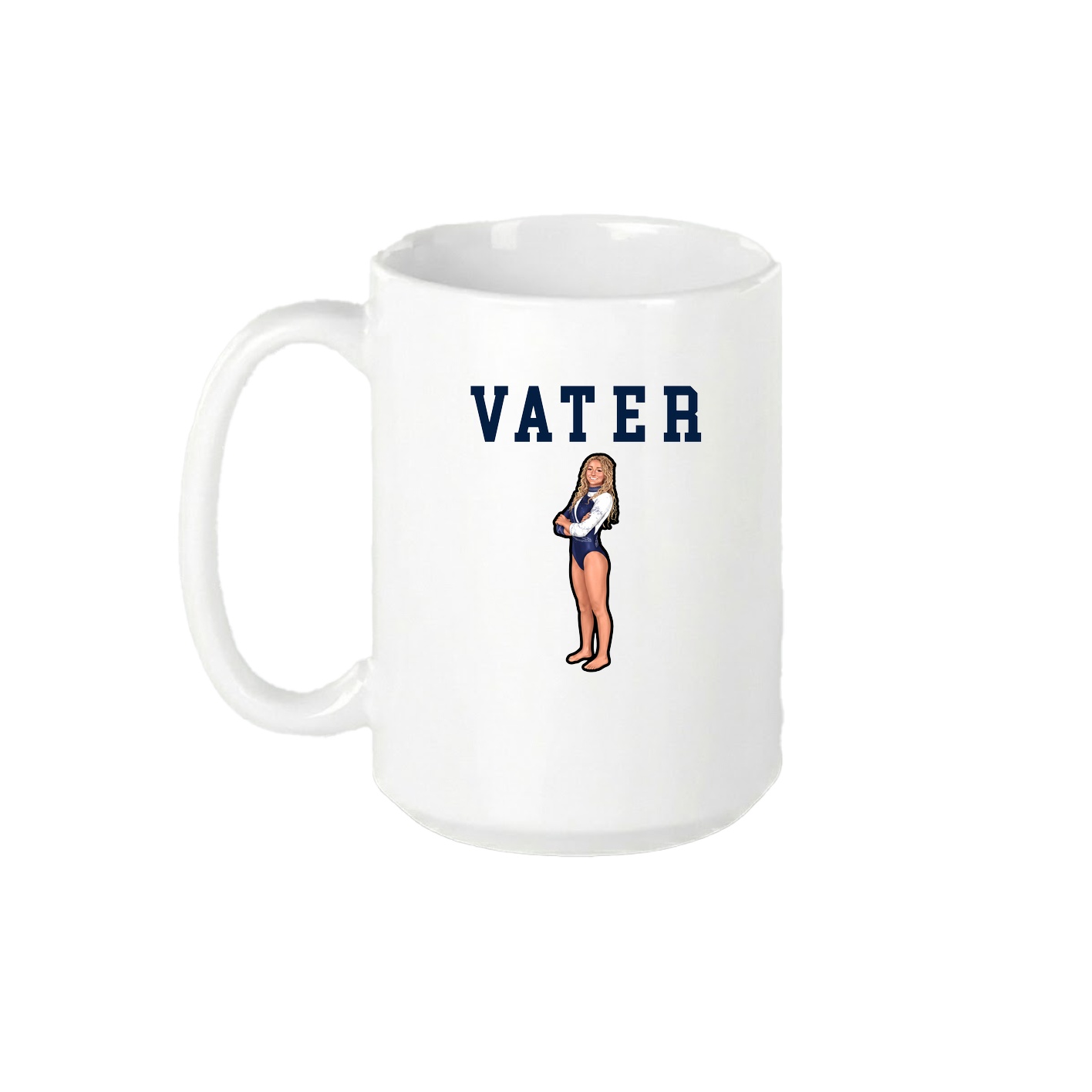 15oz Coffee Mug — Shirsey in White