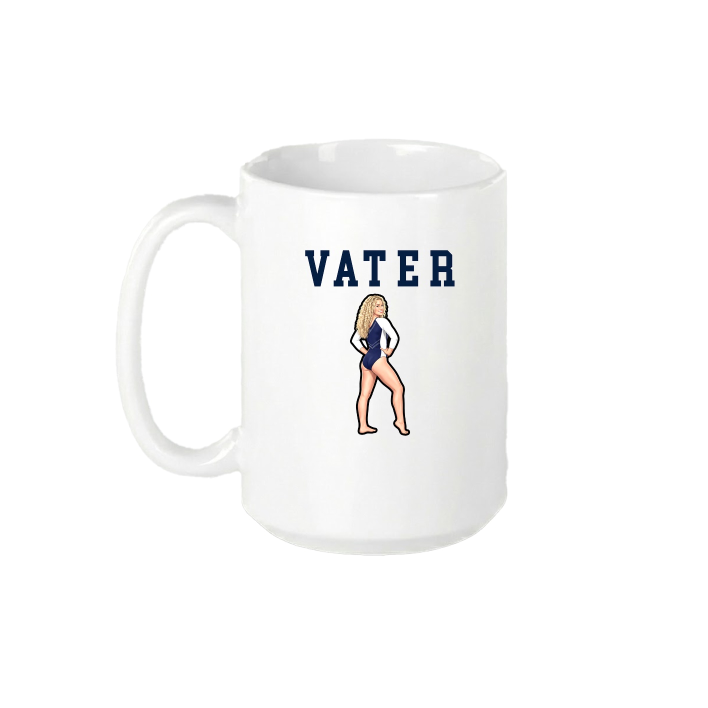 15oz Coffee Mug — Shirsey in White