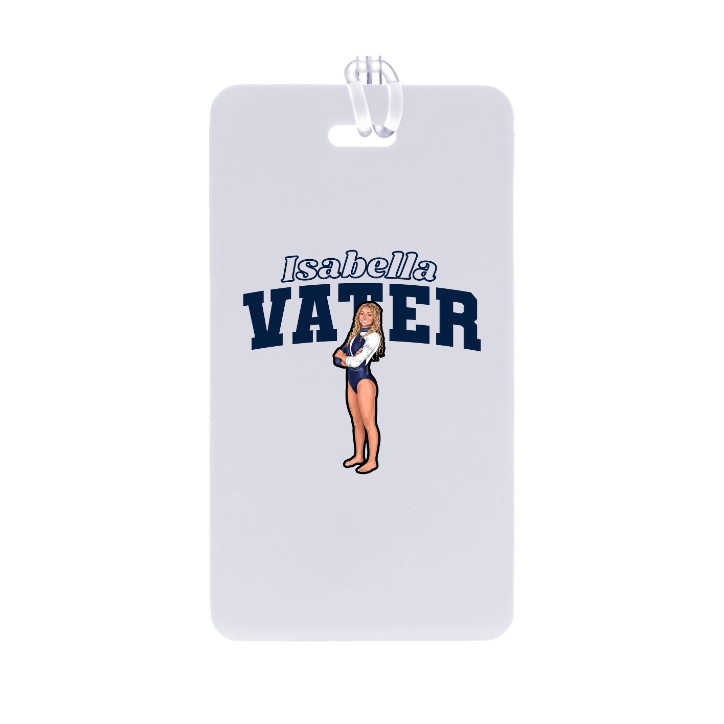 Bag Tag — Name Arch in Classic