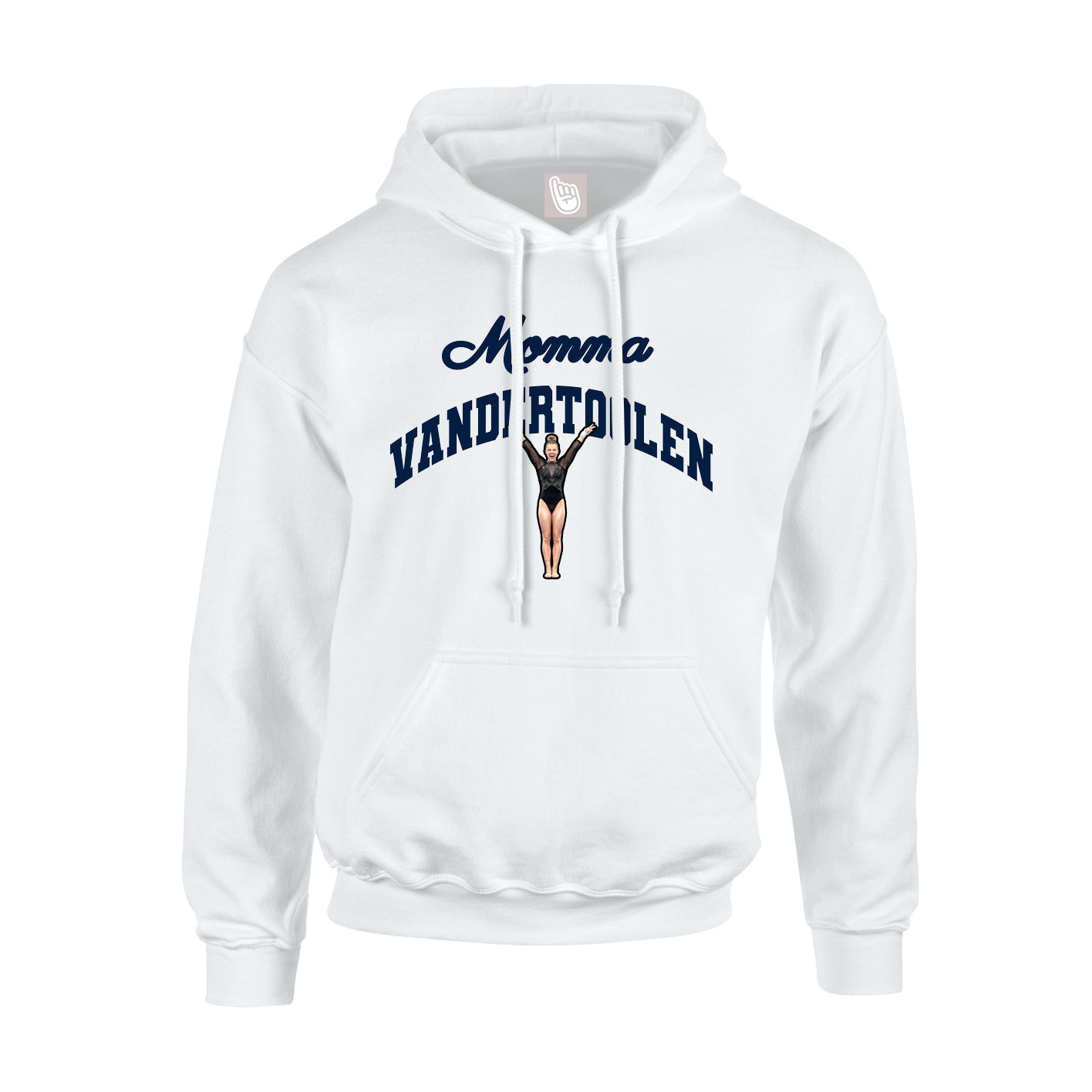 Hoodie — Mothers Day Arch in White
