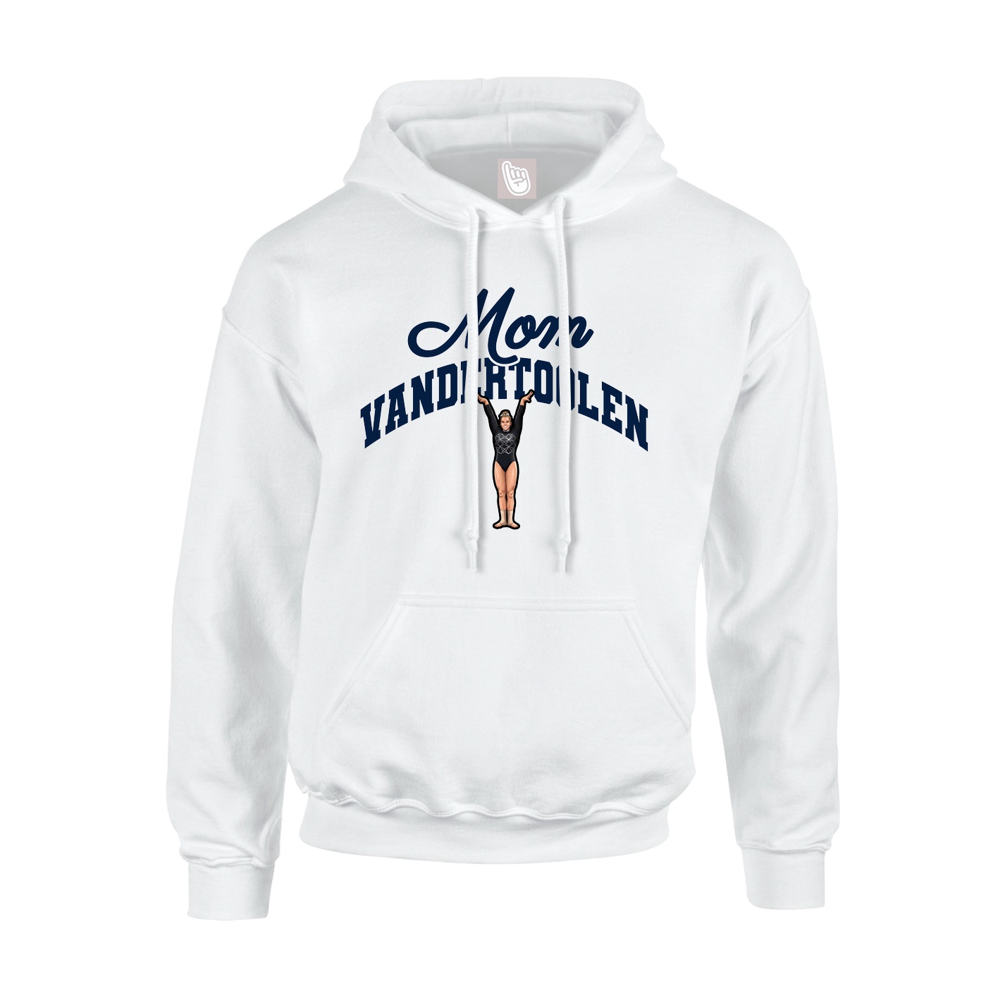 Youth Hoodie — Mothers Day Arch in White