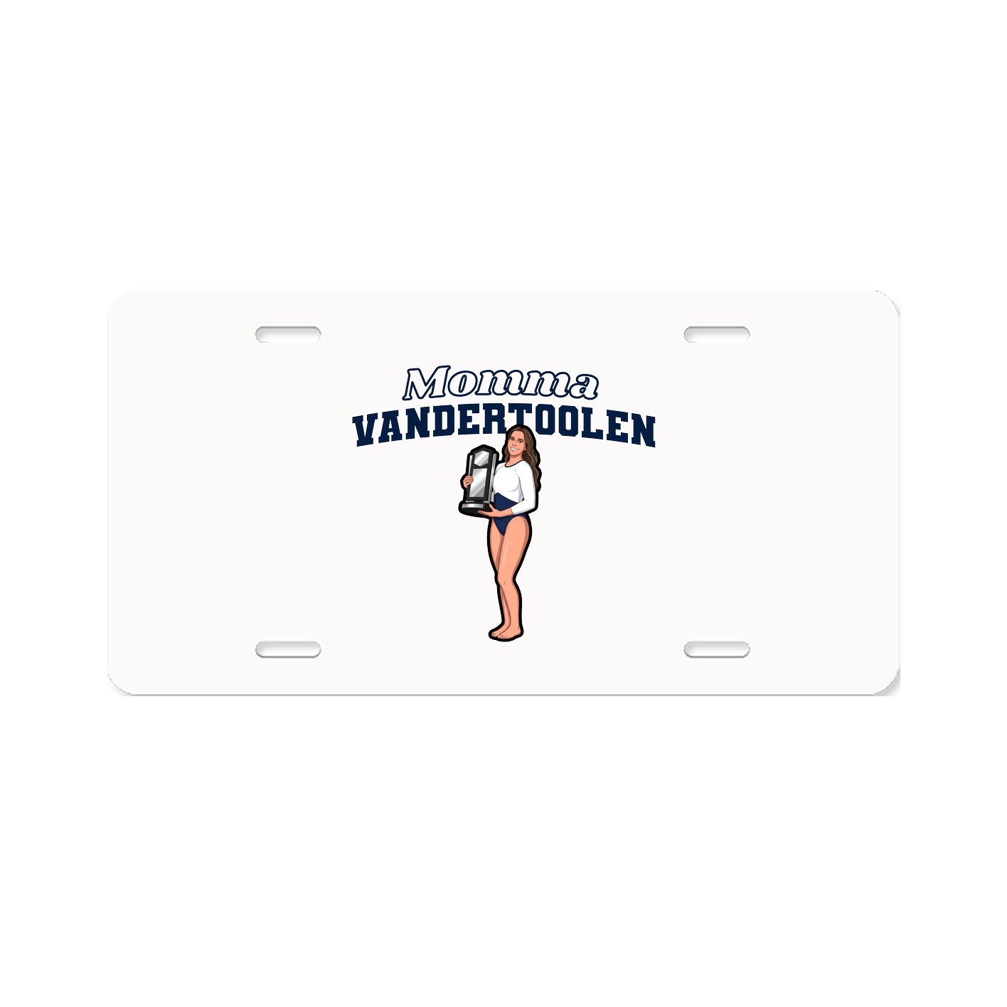 License Plate — Mothers Day Block in Classic