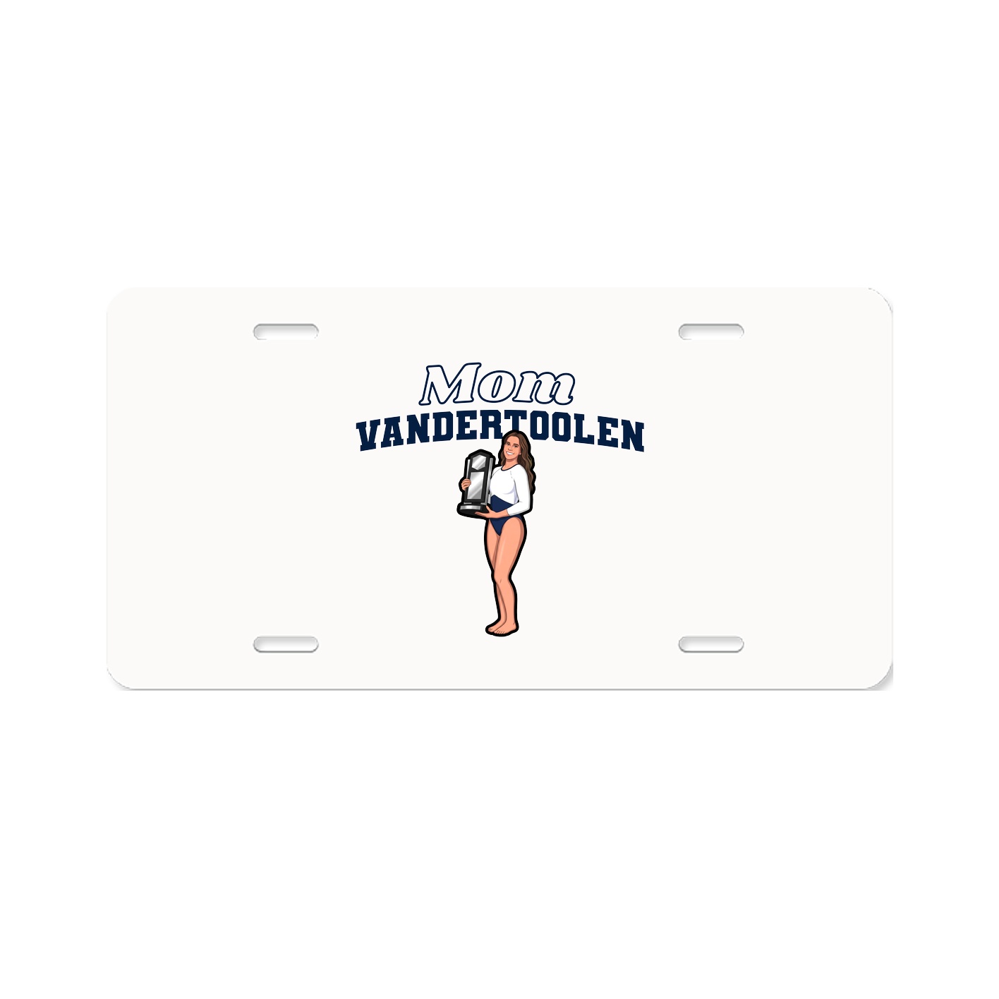 License Plate — Mothers Day Block in Classic