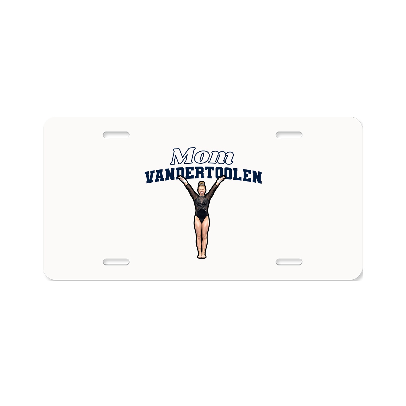License Plate — Mothers Day Block in Classic
