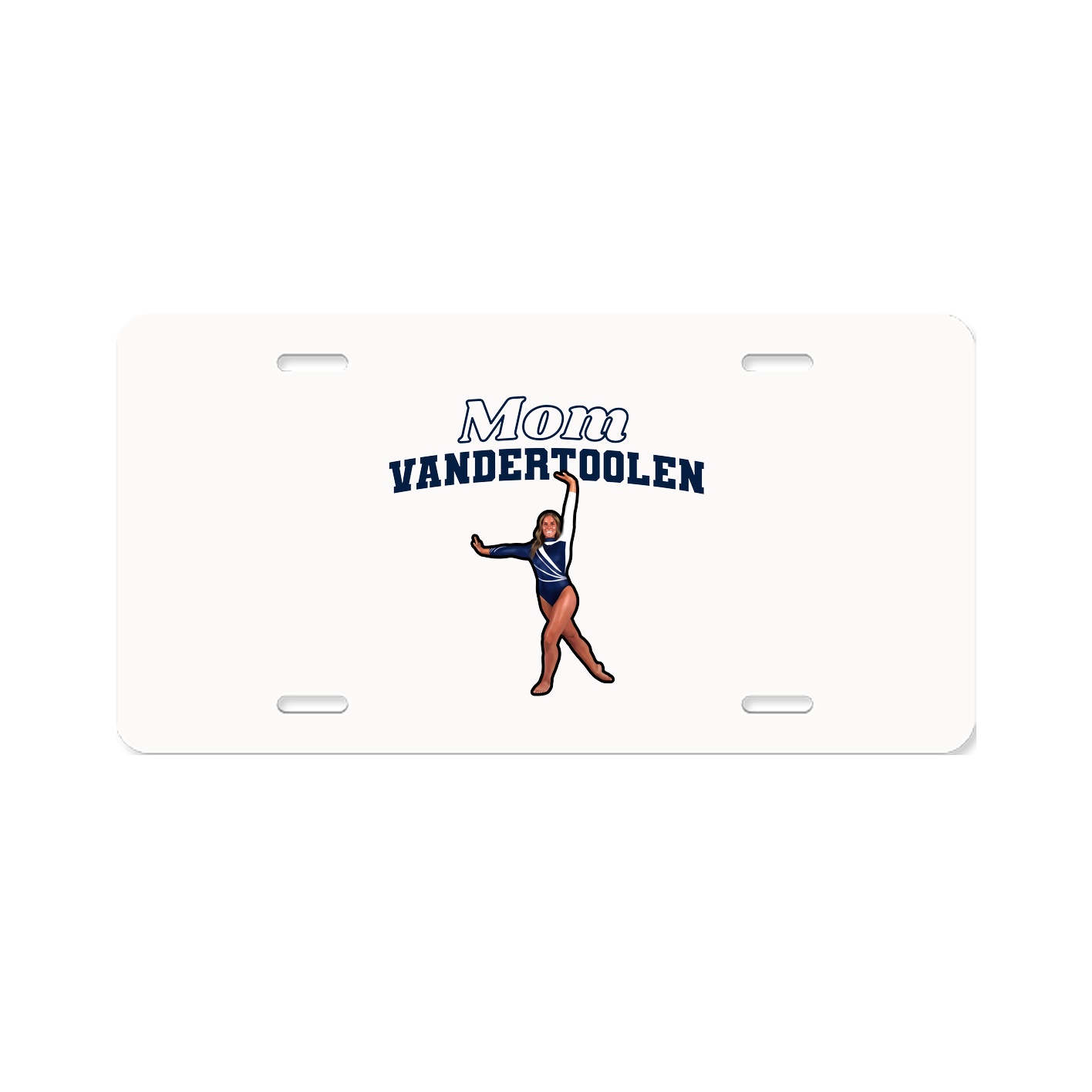 License Plate — Mothers Day Block in Classic