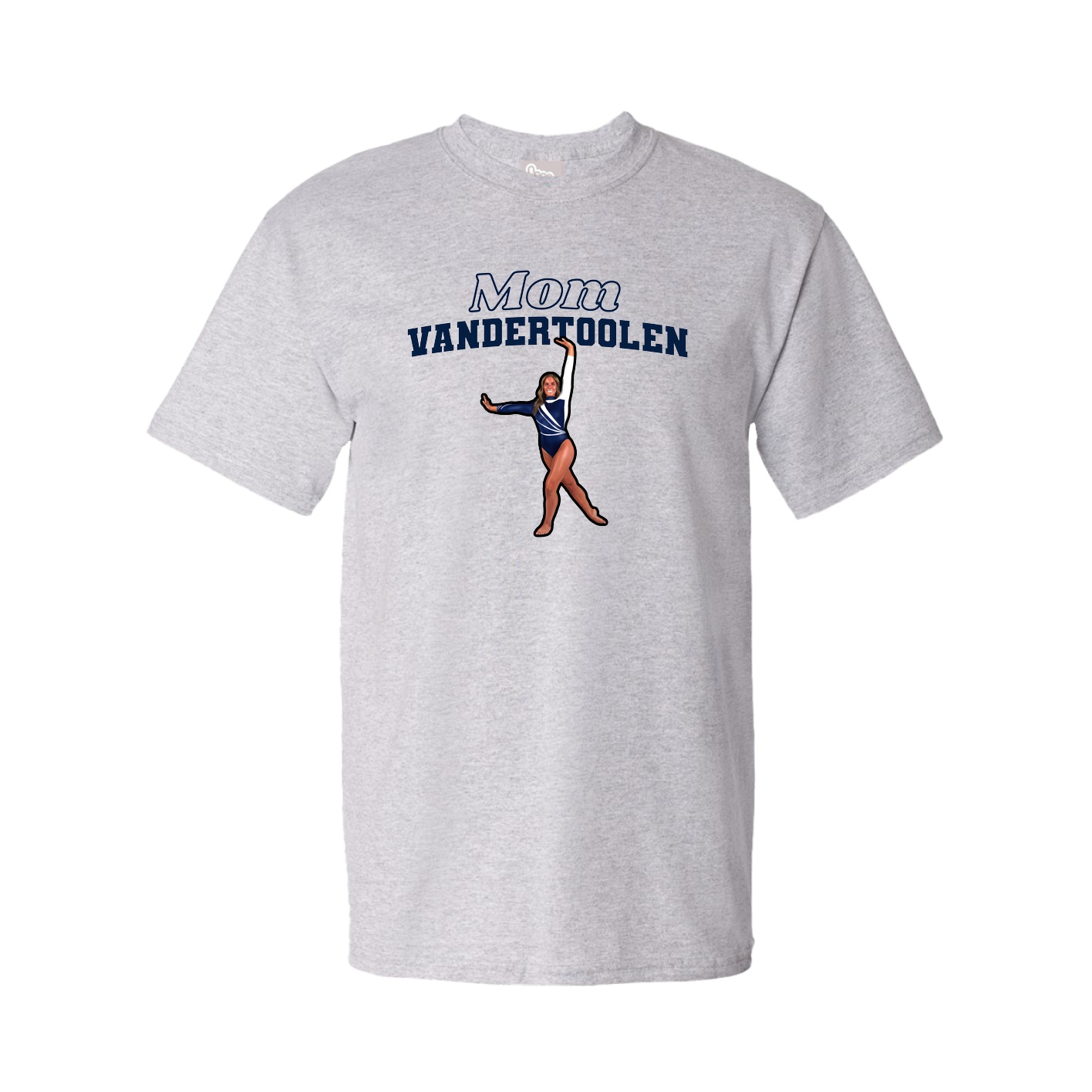 Youth Tee — Mothers Day Block in Grey