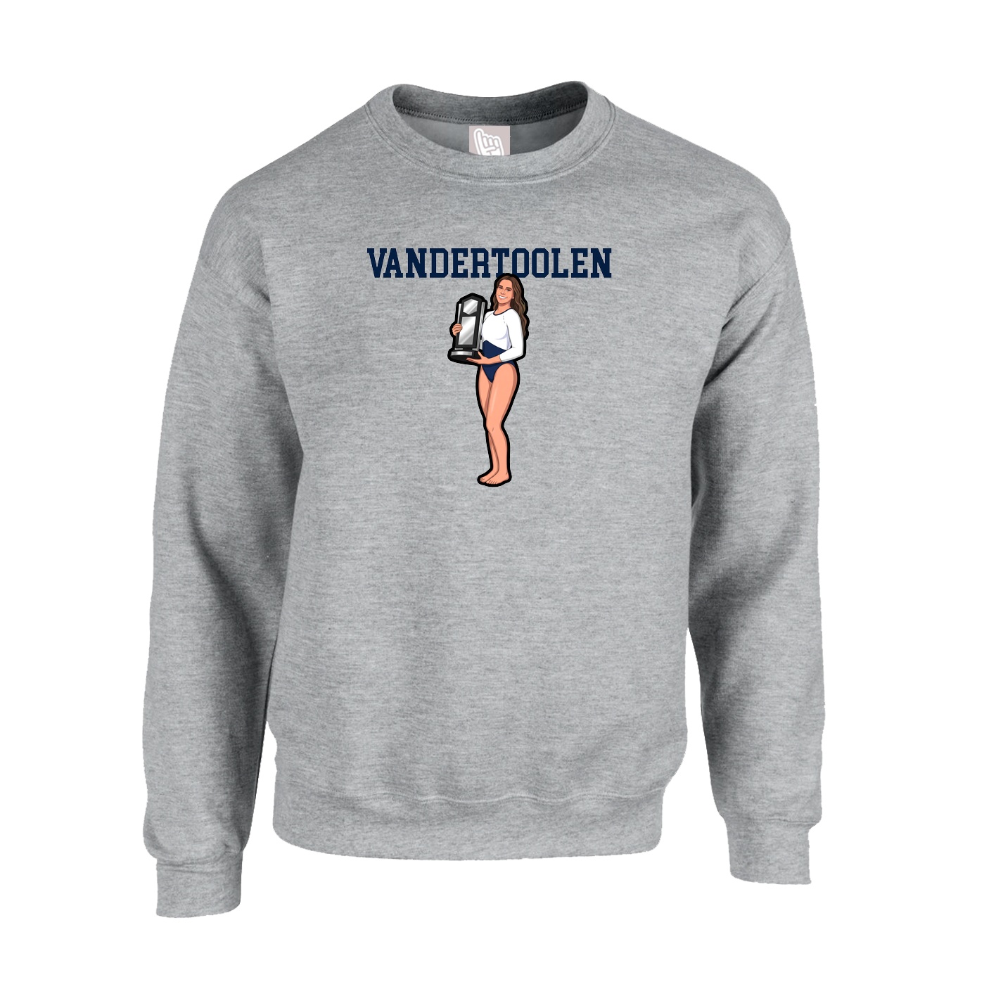 Fleece Crew — Shirsey in Grey