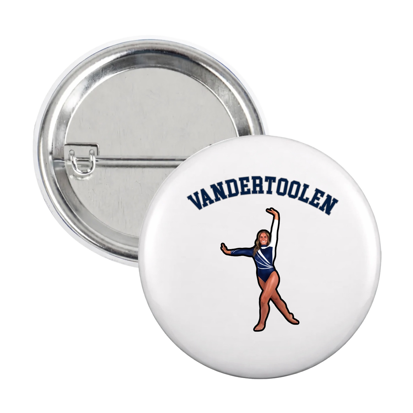 Game Day Button — Shirsey Arch in White