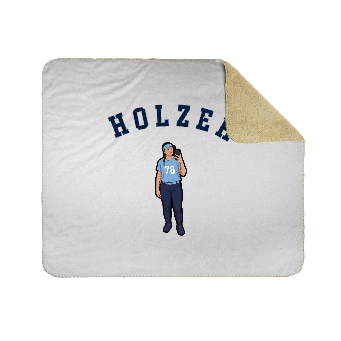 Throw Blanket — Shirsey Arch in White