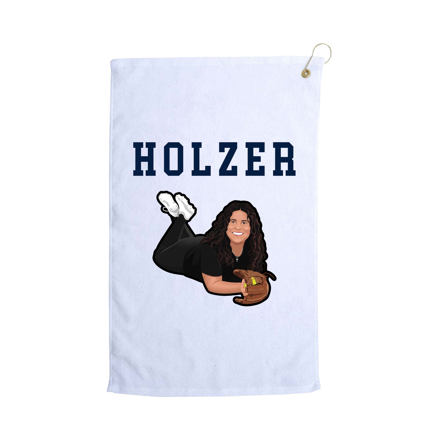 Golf Towel — Shirsey in White