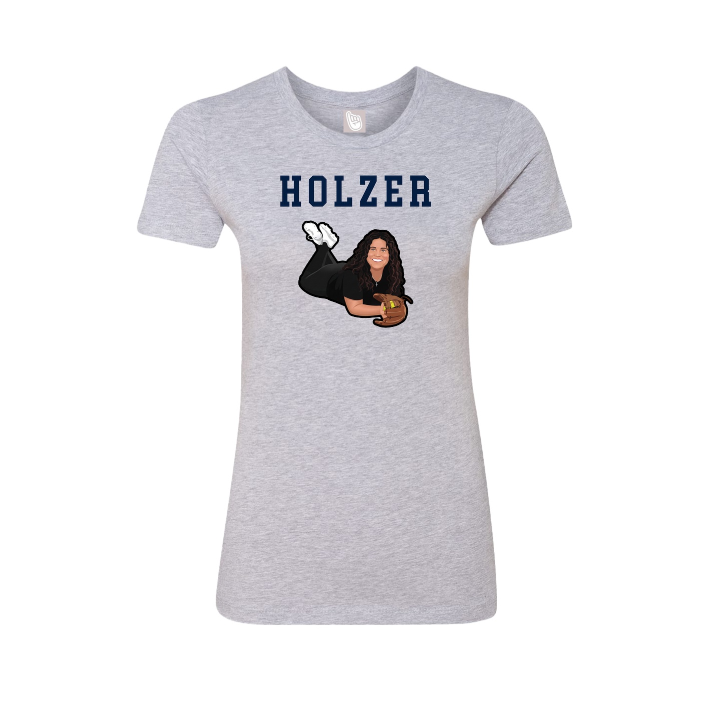 Fitted Women's Tee — Shirsey in Grey