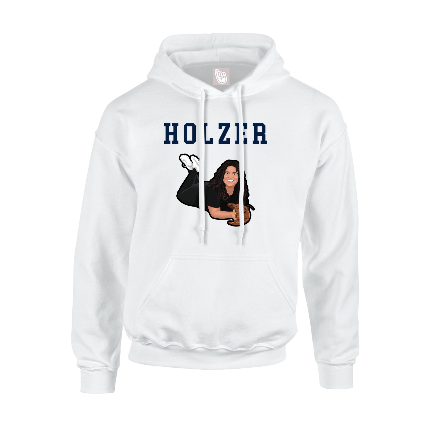 Hoodie — Shirsey in White