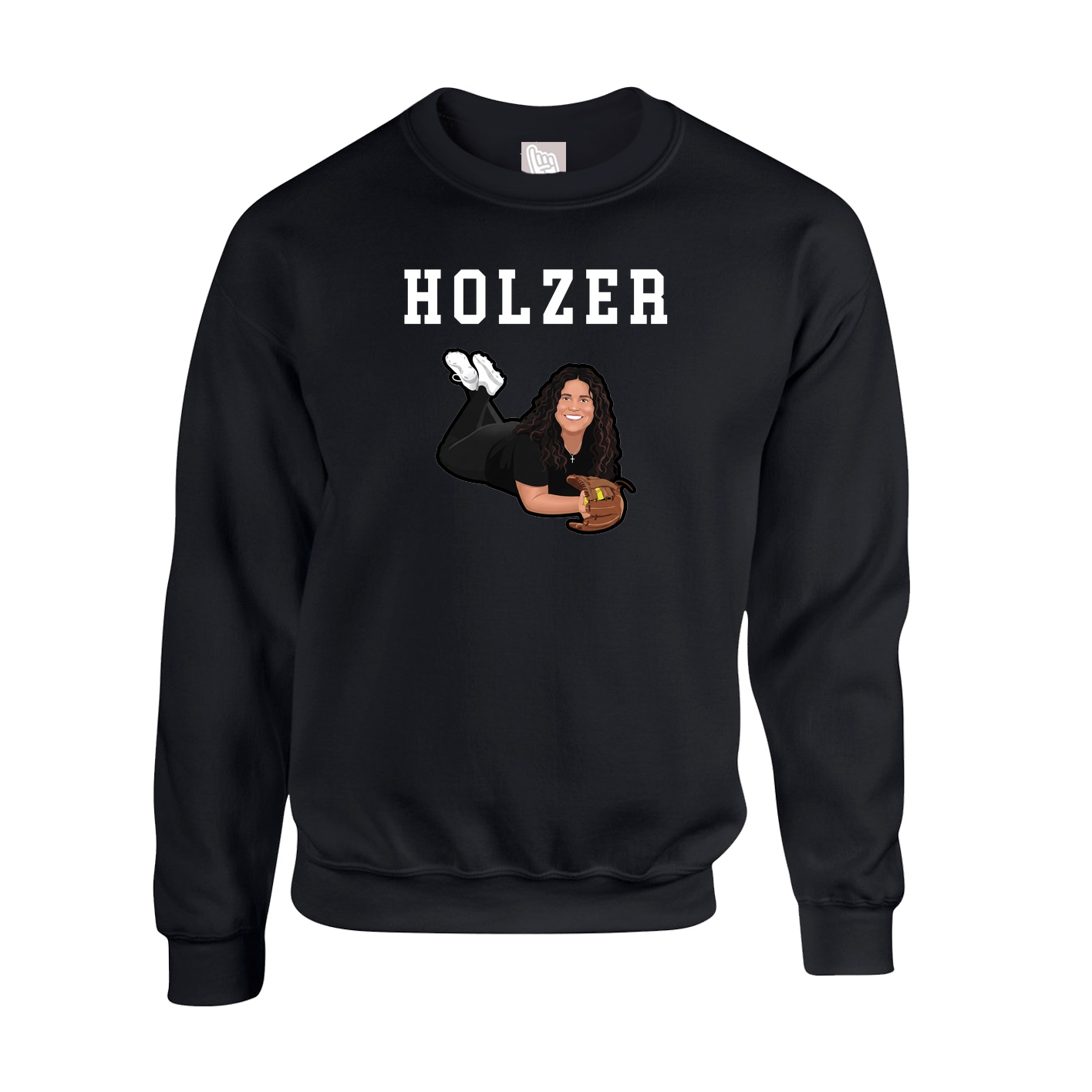 Fleece Crew — Shirsey in Black