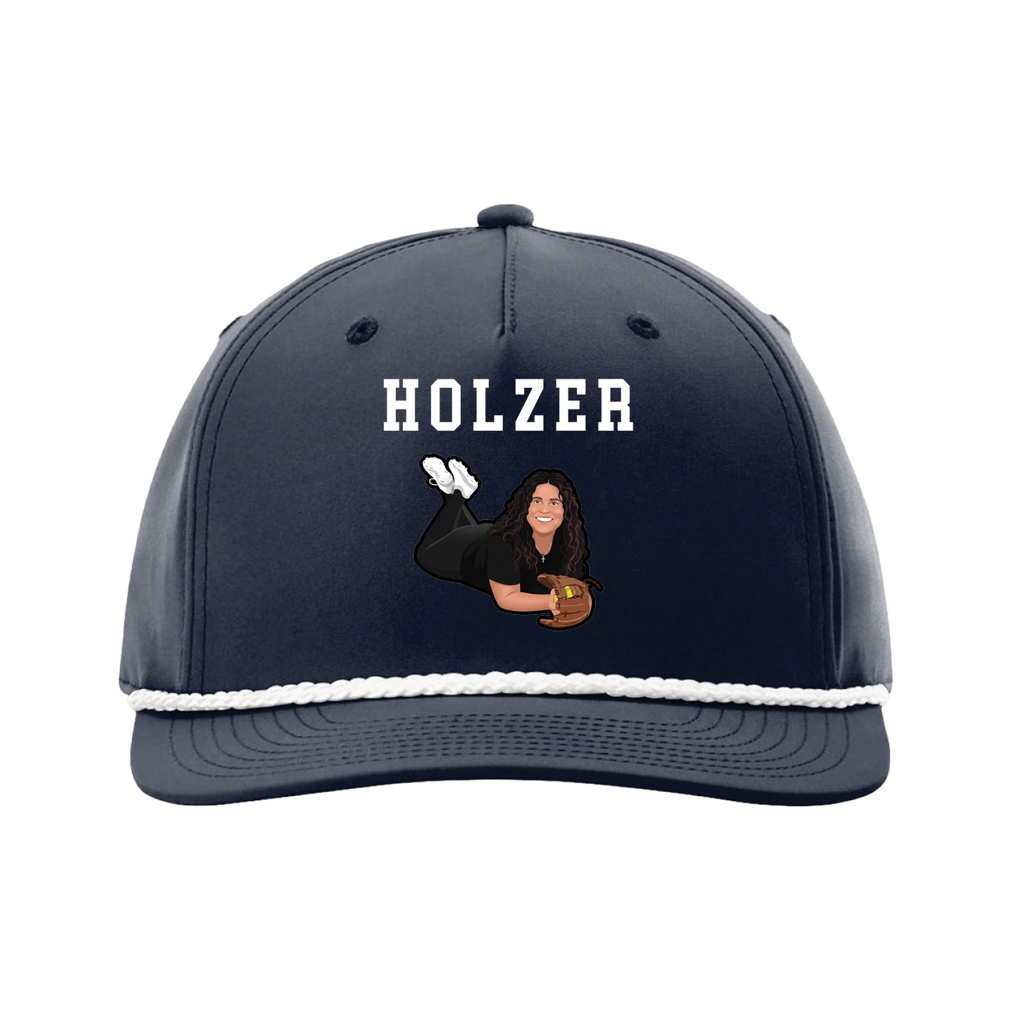 Five-Panel Classic Rope Cap — Shirsey in Navy