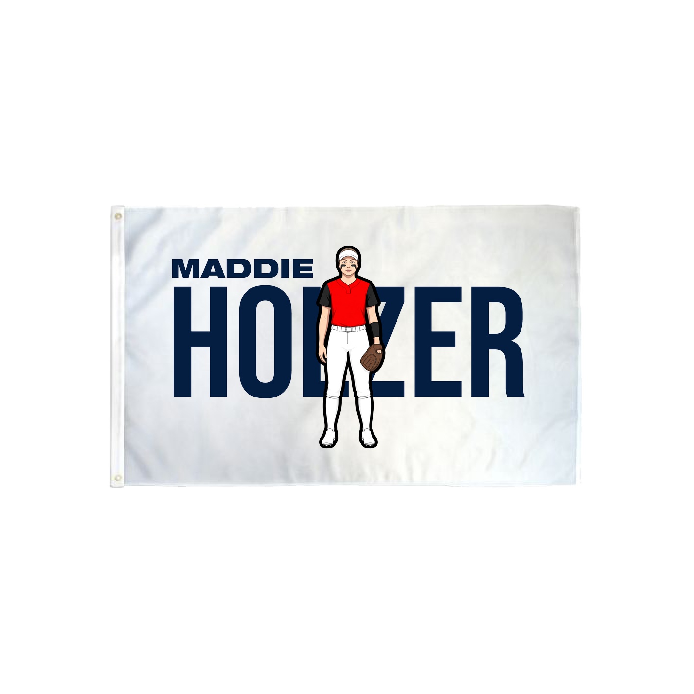 3x5 Flag — Player Name in Classic