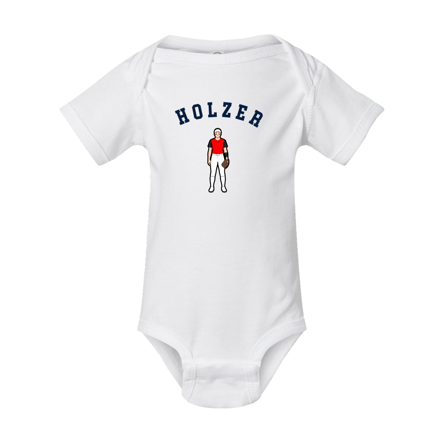 Baby Onesie — Shirsey Arch in White