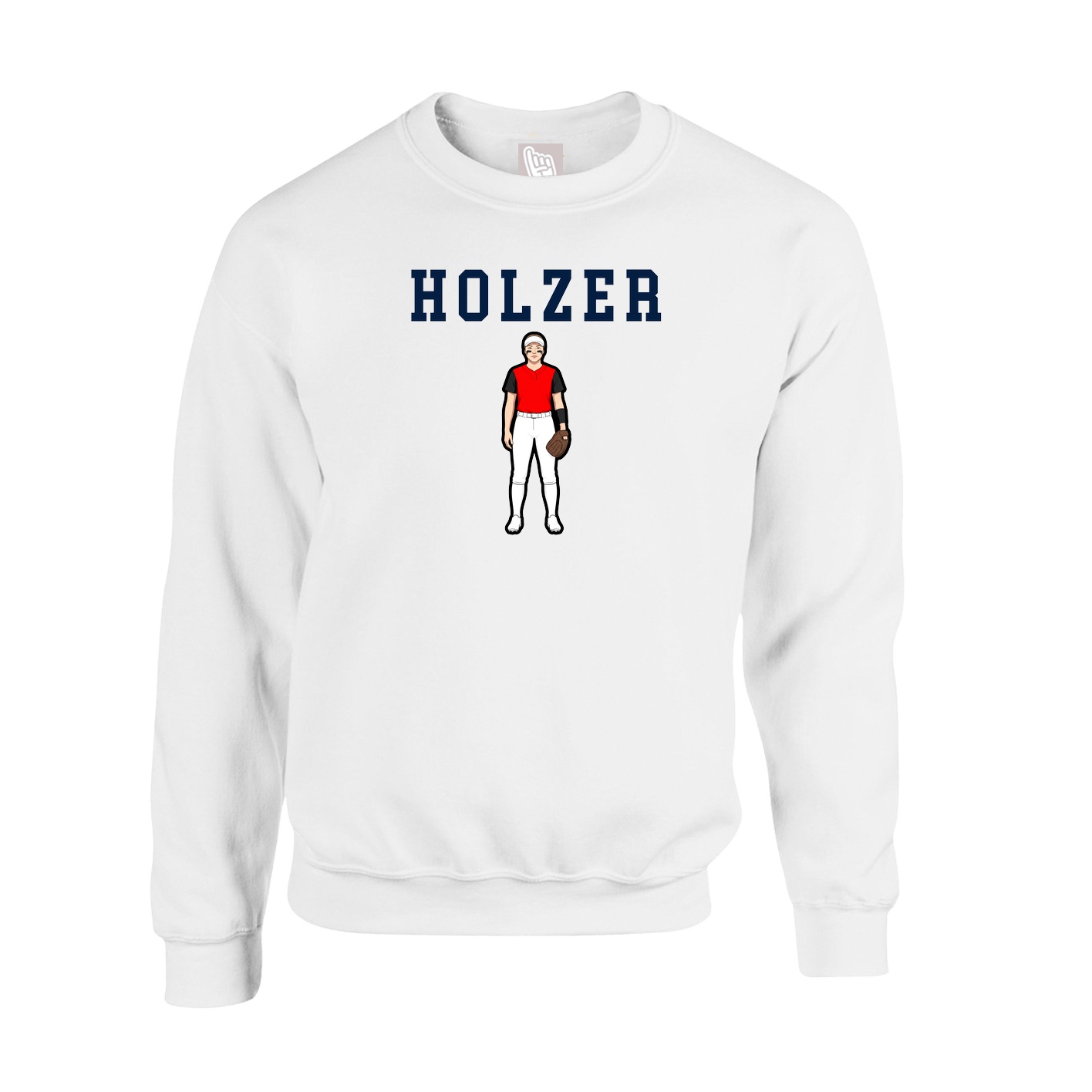 Fleece Crew — Shirsey in White