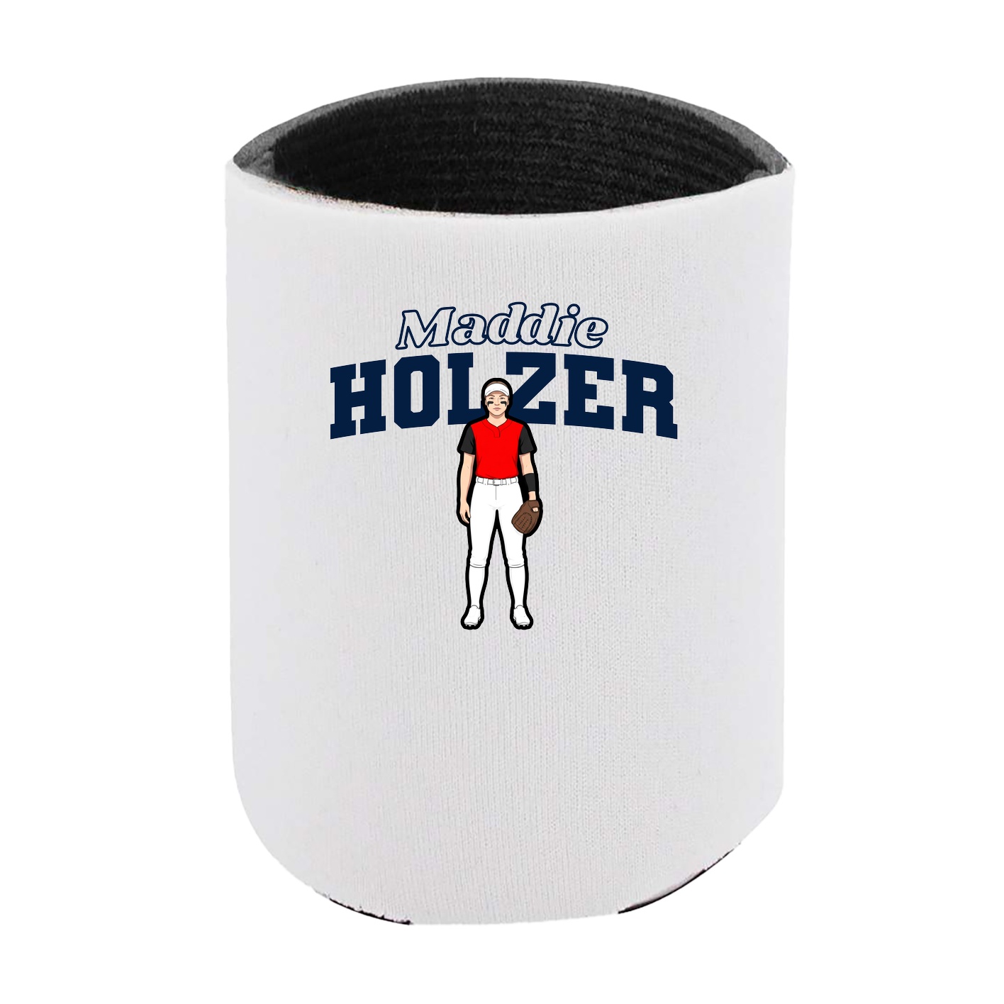 Can Holder — Name Arch in White