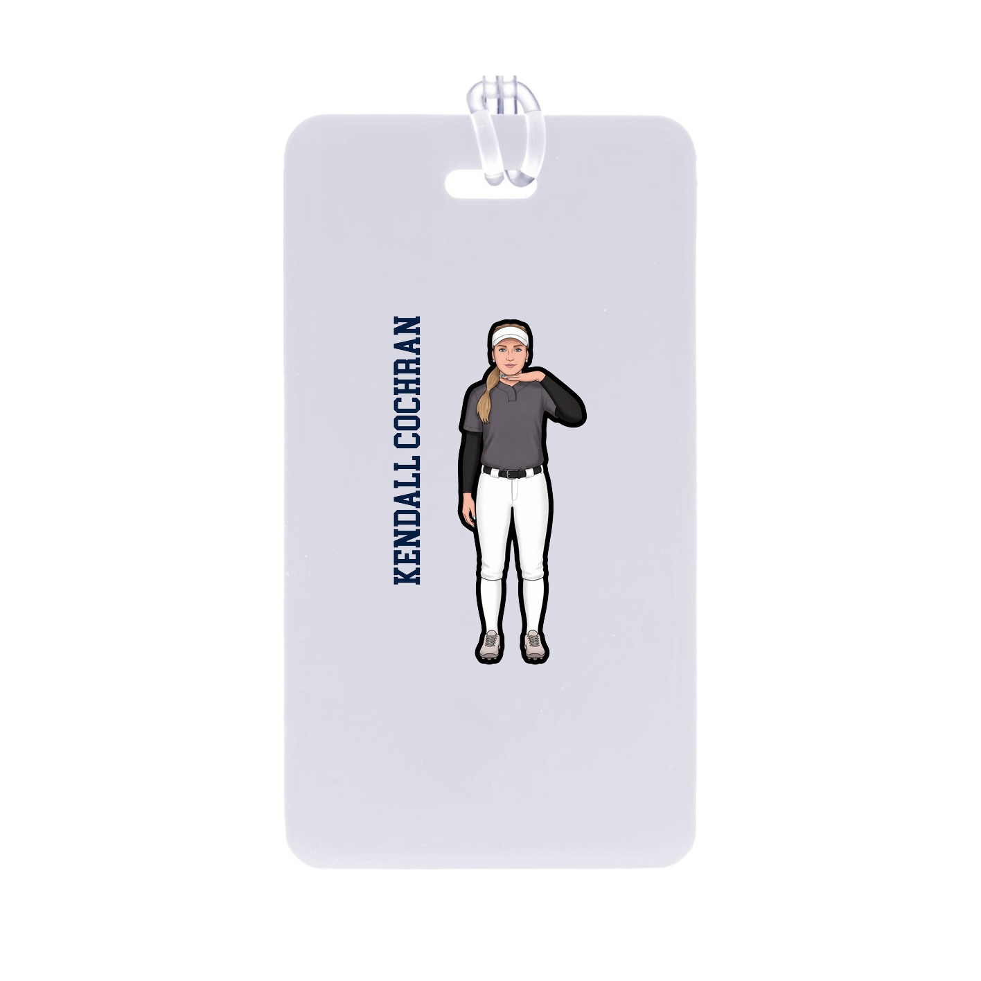 Bag Tag — Name Vertical in Classic