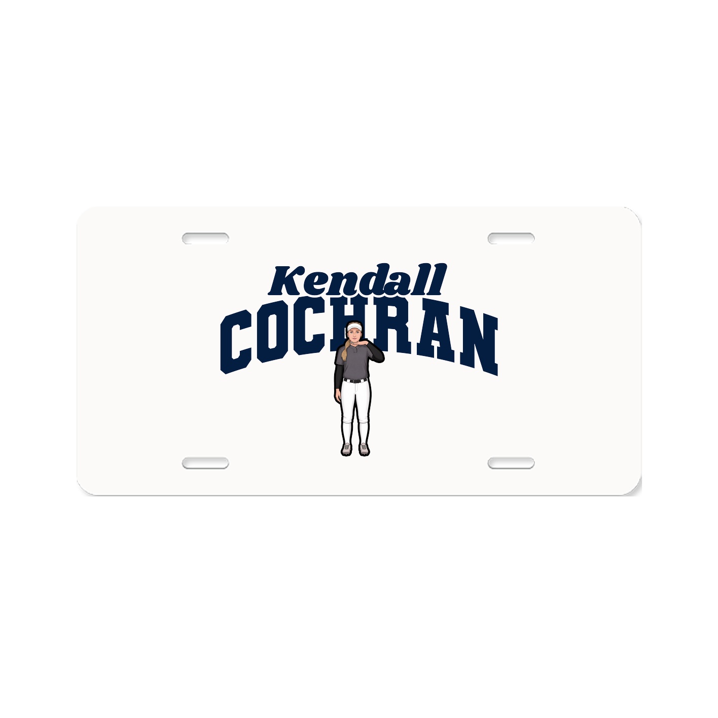 License Plate — Signature Arch in Classic