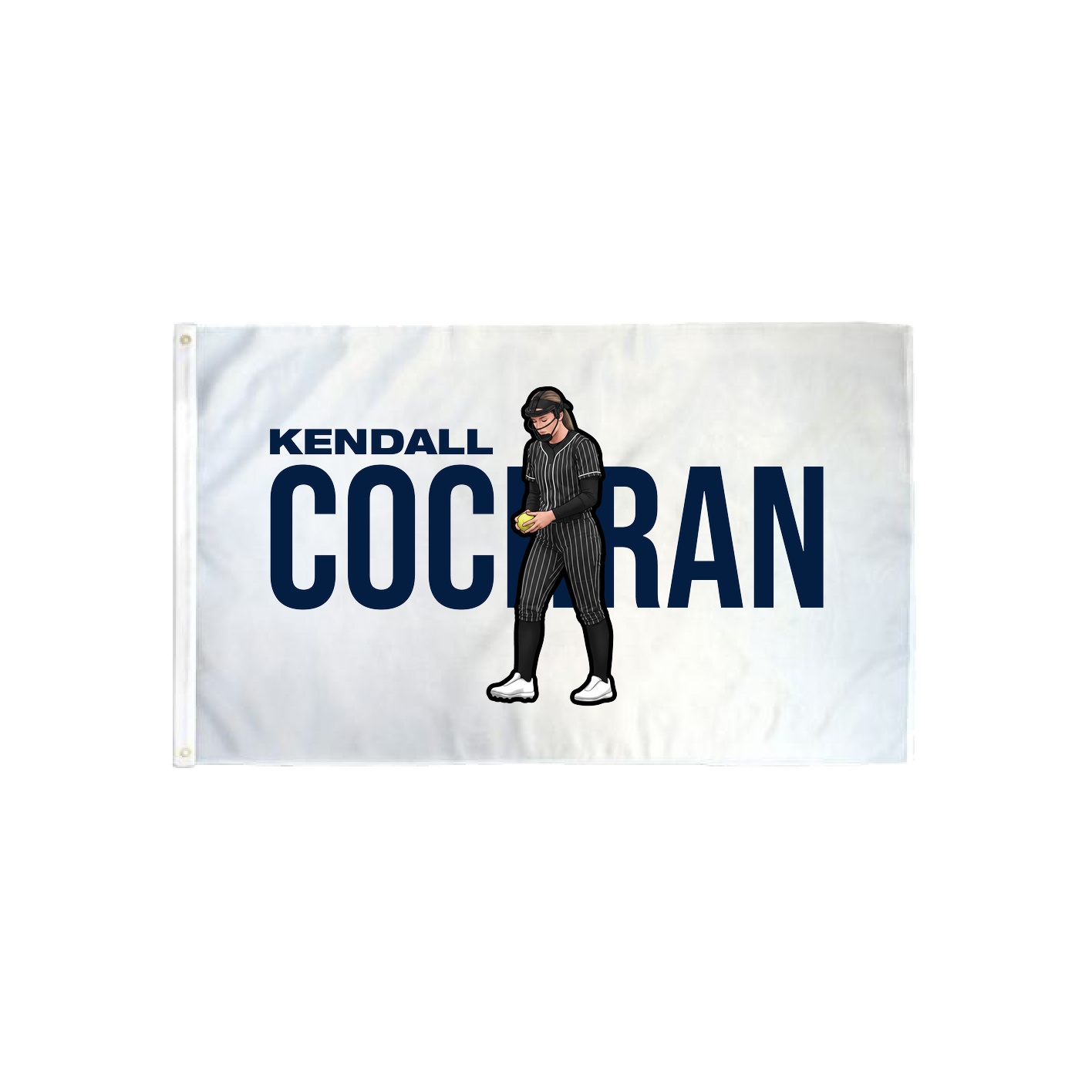 3x5 Flag — Player Name in Classic