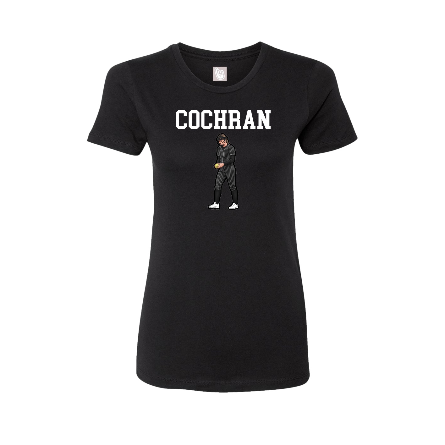 Fitted Women's Tee — Shirsey in Black