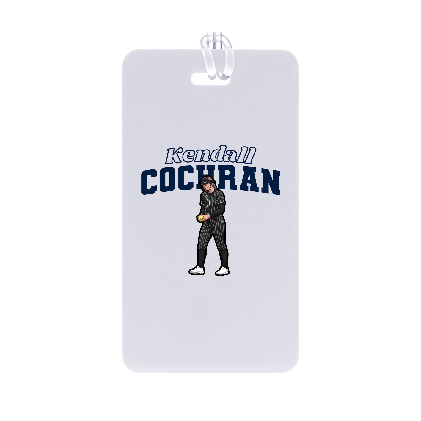 Bag Tag — Name Arch in Classic