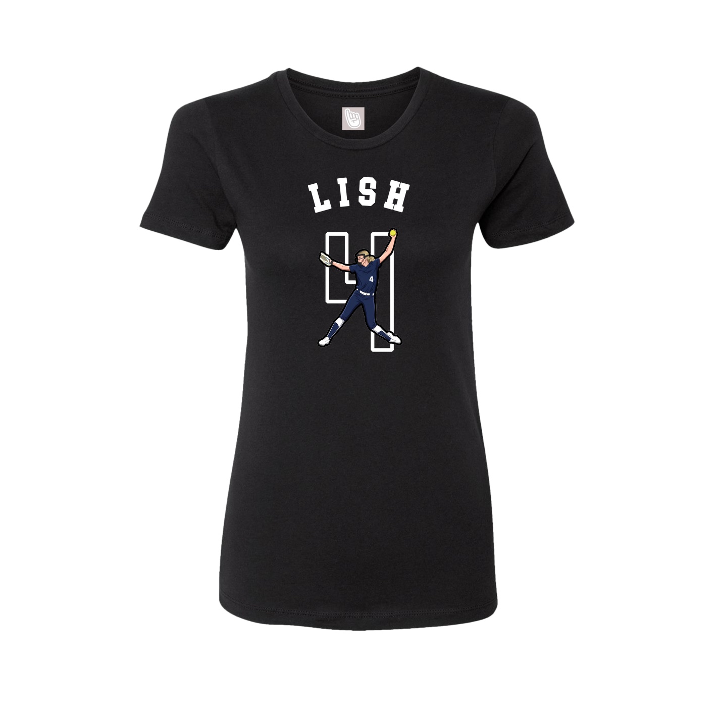 Womens Tee — Shirsey Arch in Black