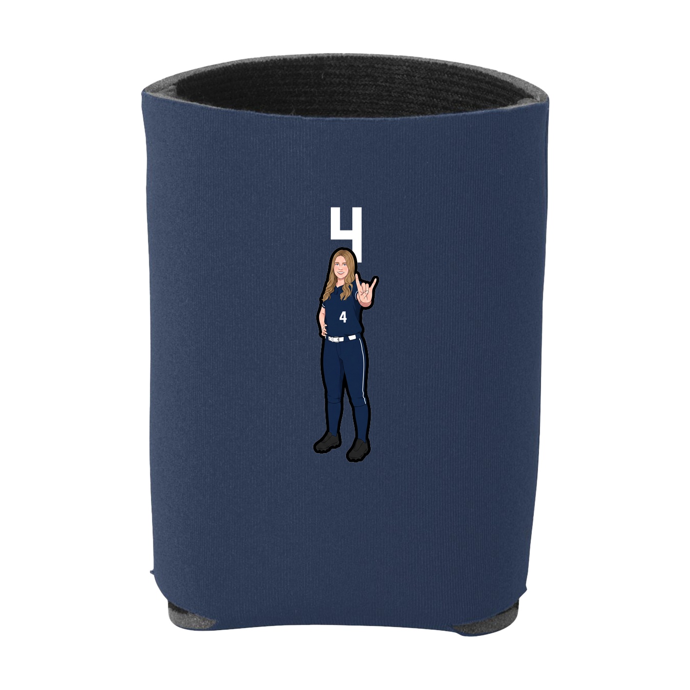 Can Holder — Number Top in Navy