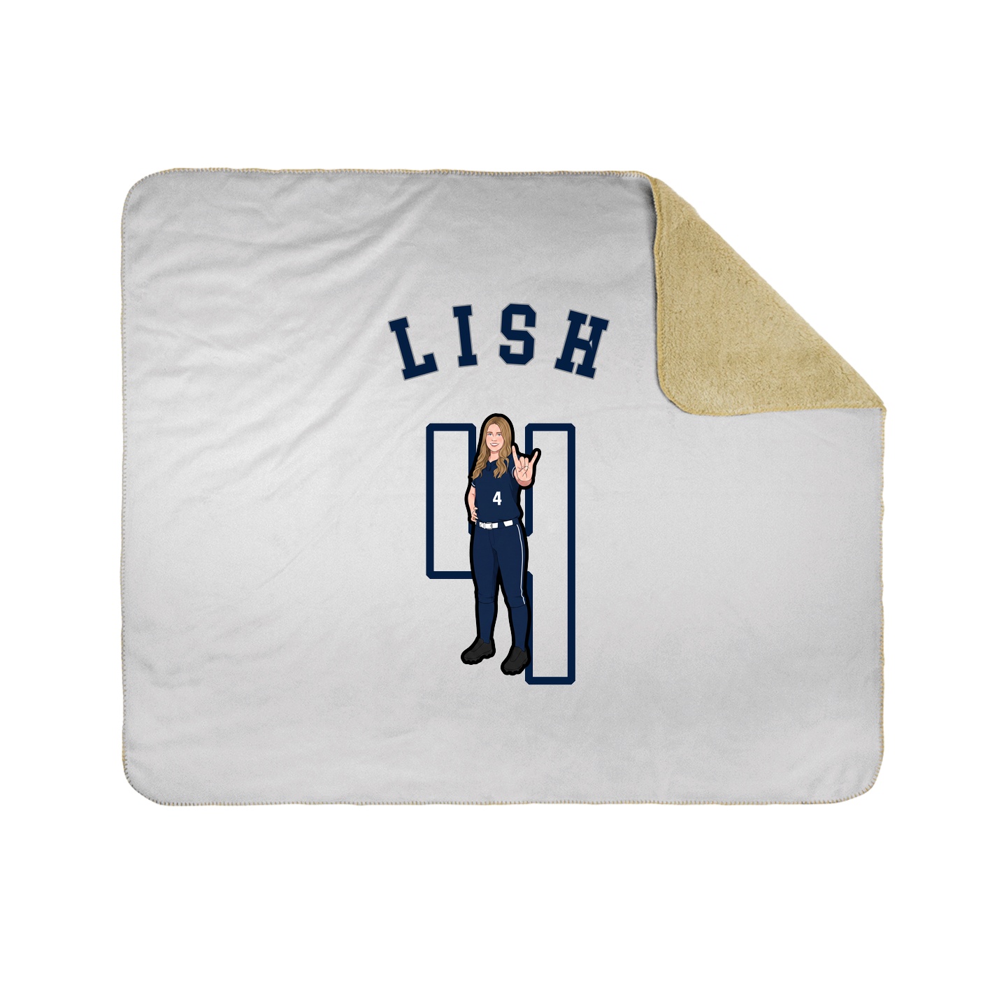 Throw Blanket — Shirsey Arch in White