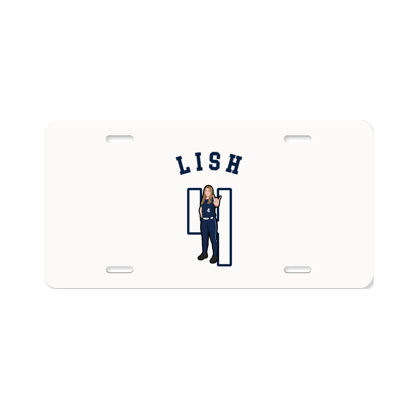 License Plate — Shirsey Arch in Classic
