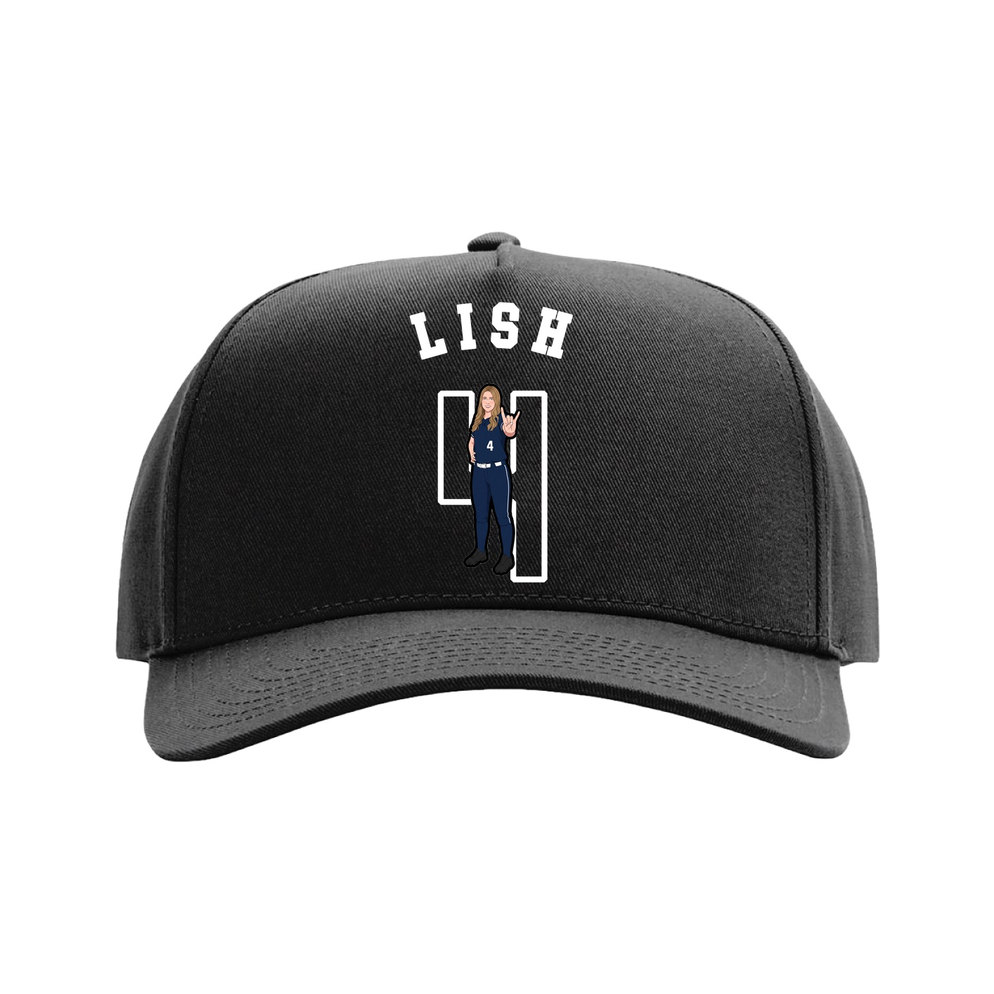 Full Fabric Five-Panel Champ Cap