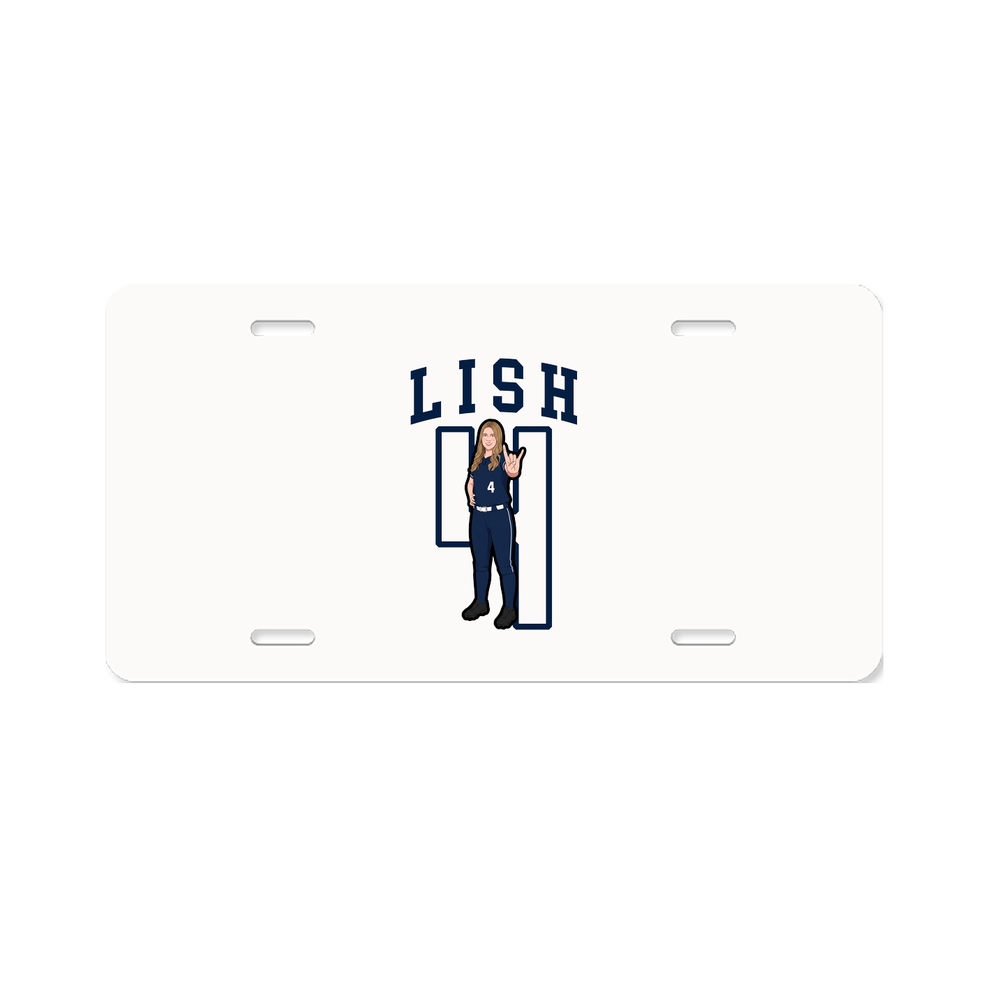 License Plate — Shirsey in Classic
