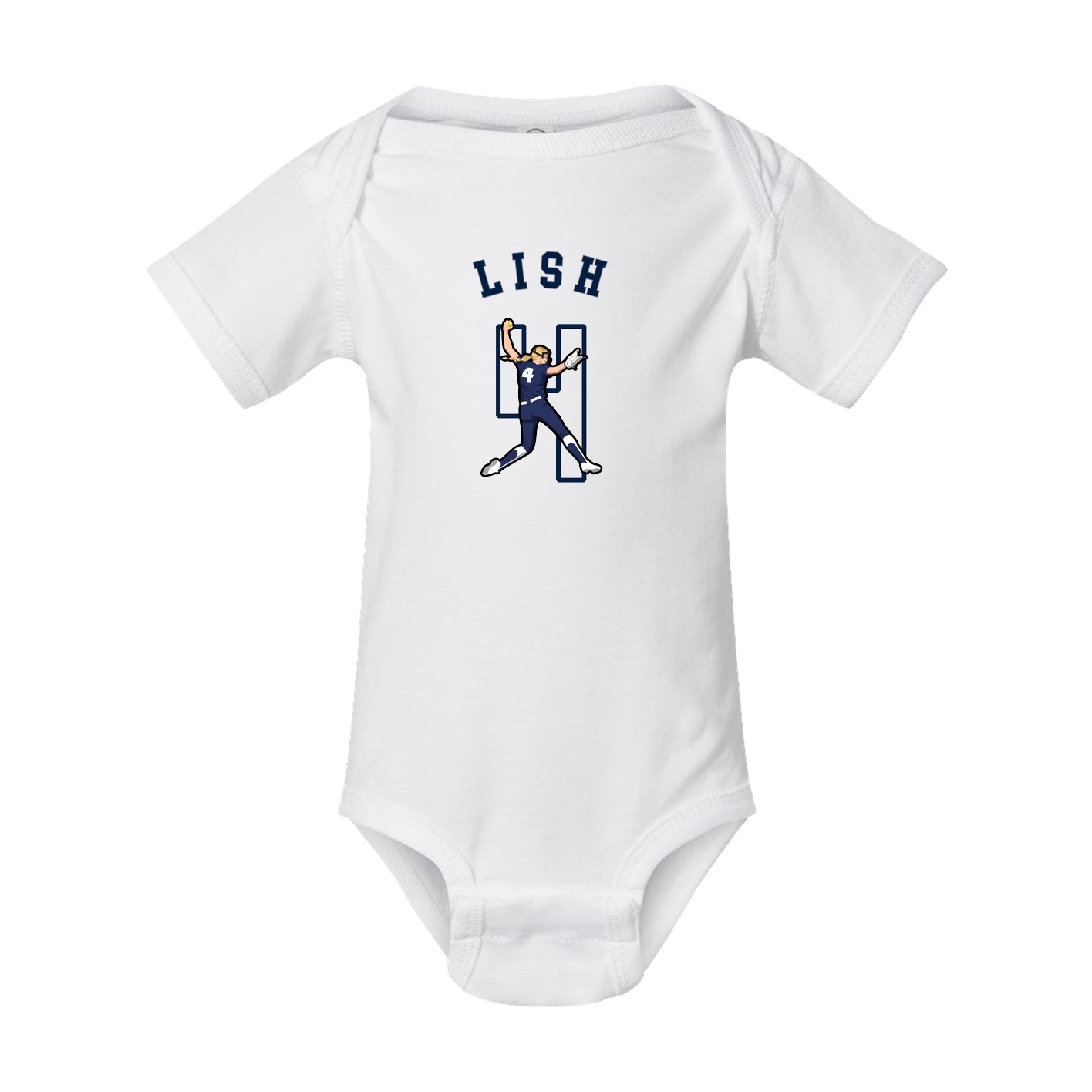 Baby Onesie — Shirsey Arch in White