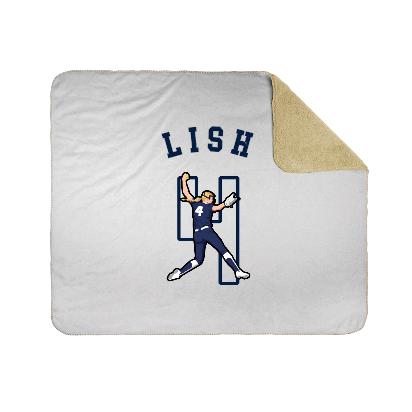 Throw Blanket — Shirsey Arch in White
