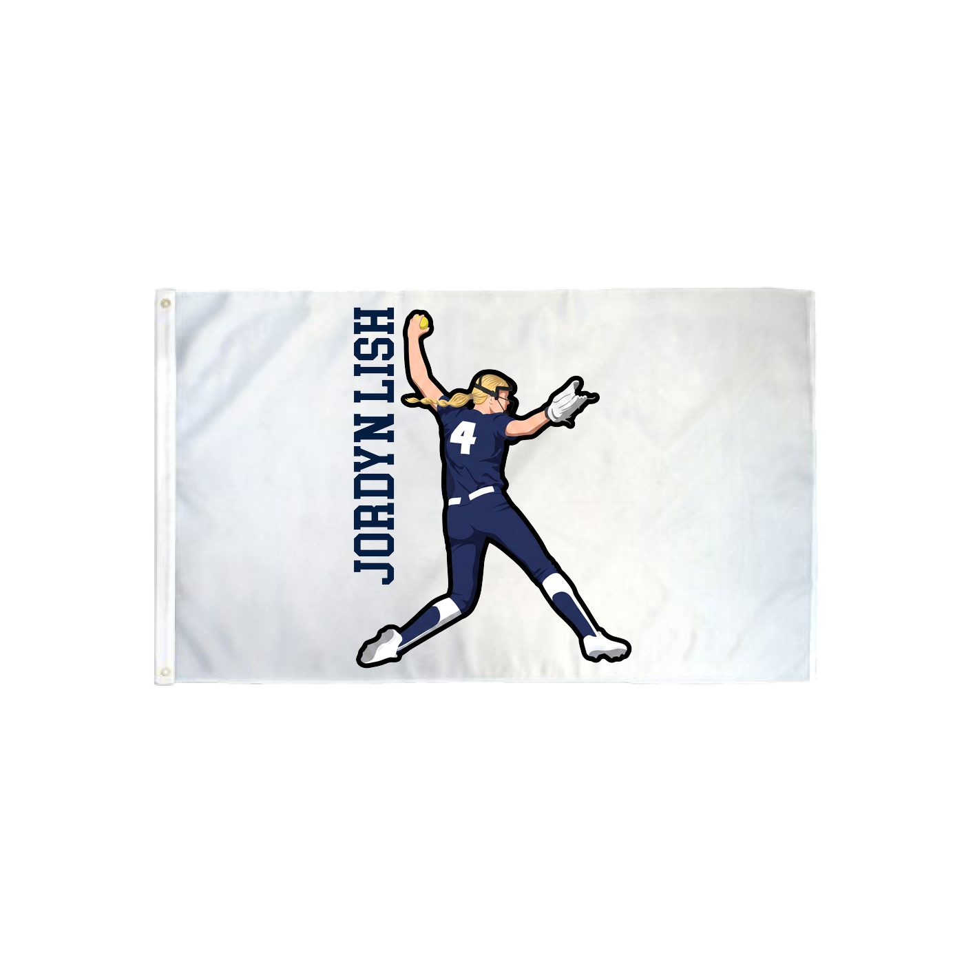 3x5 Flag — Name Vertical in Classic