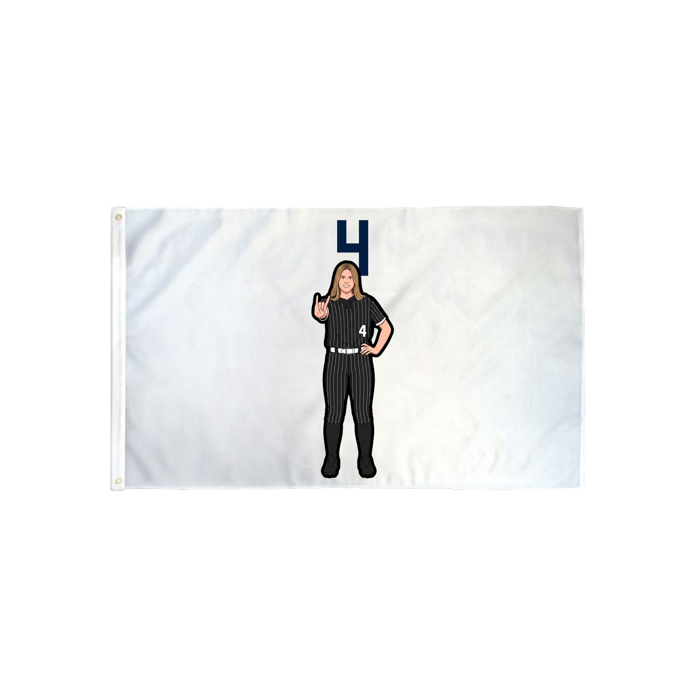 3x5 Flag — Number Top in Classic