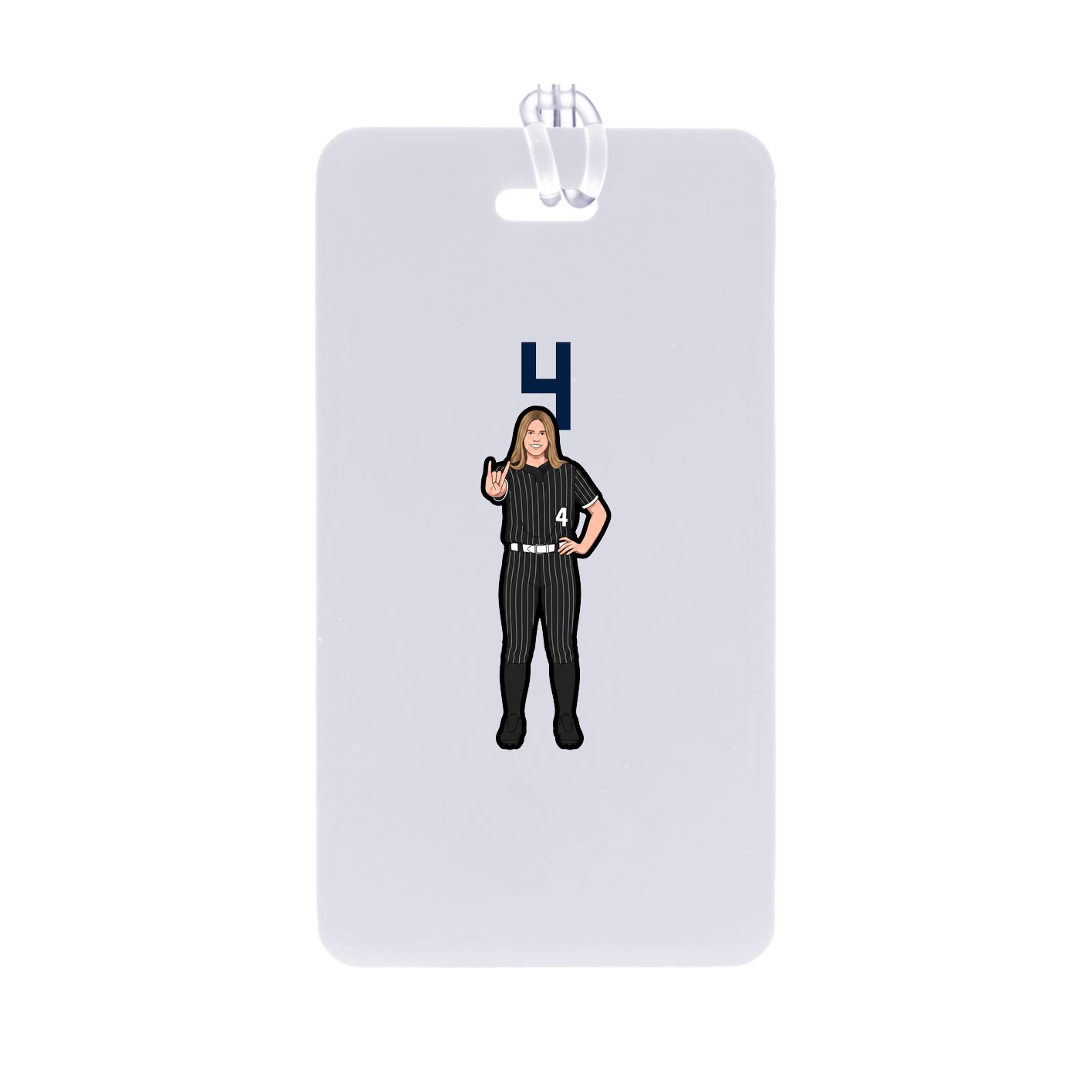 Bag Tag — Number Top in Classic